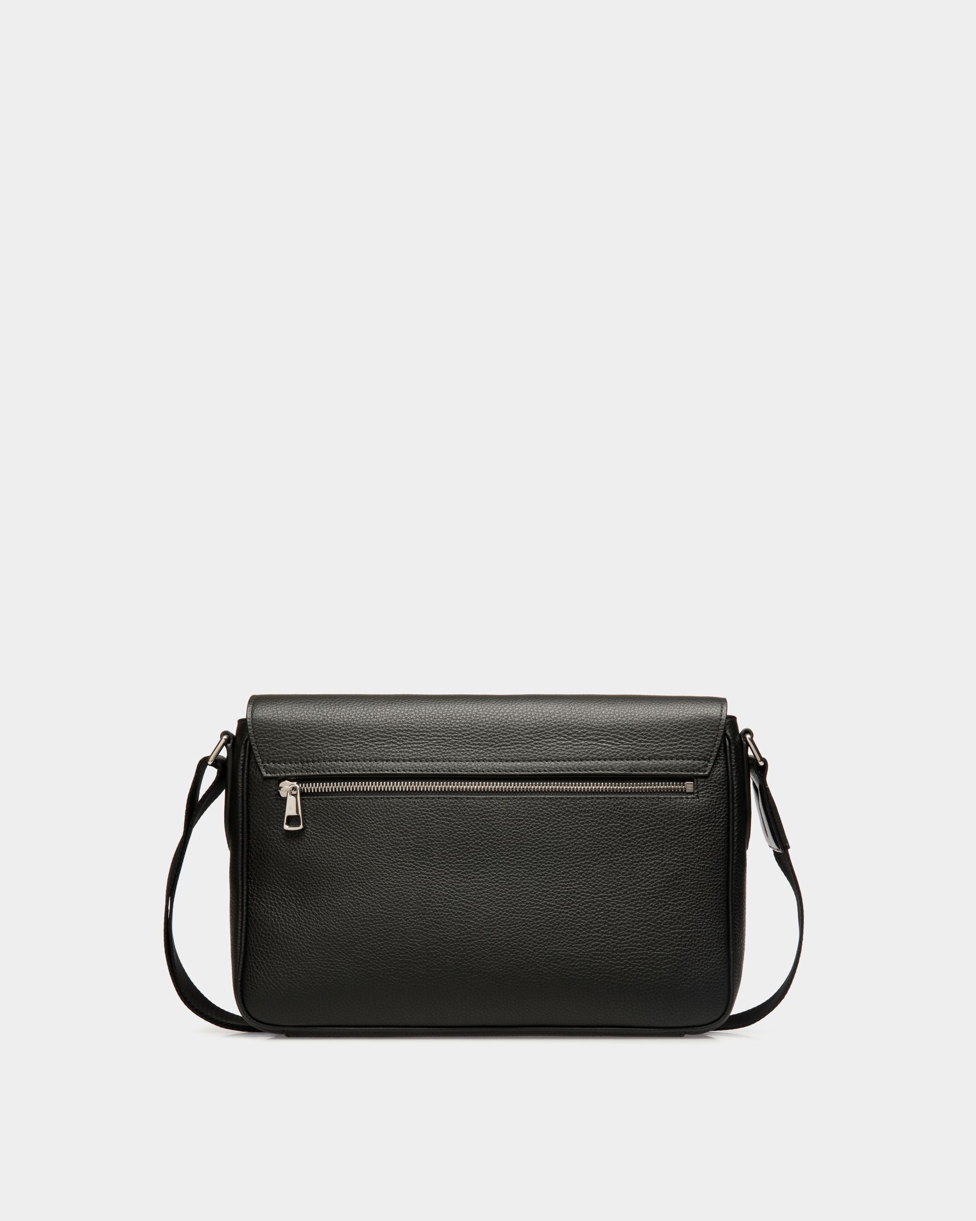 Shoulder Bag In Black Leather - Men's - Bally - 02