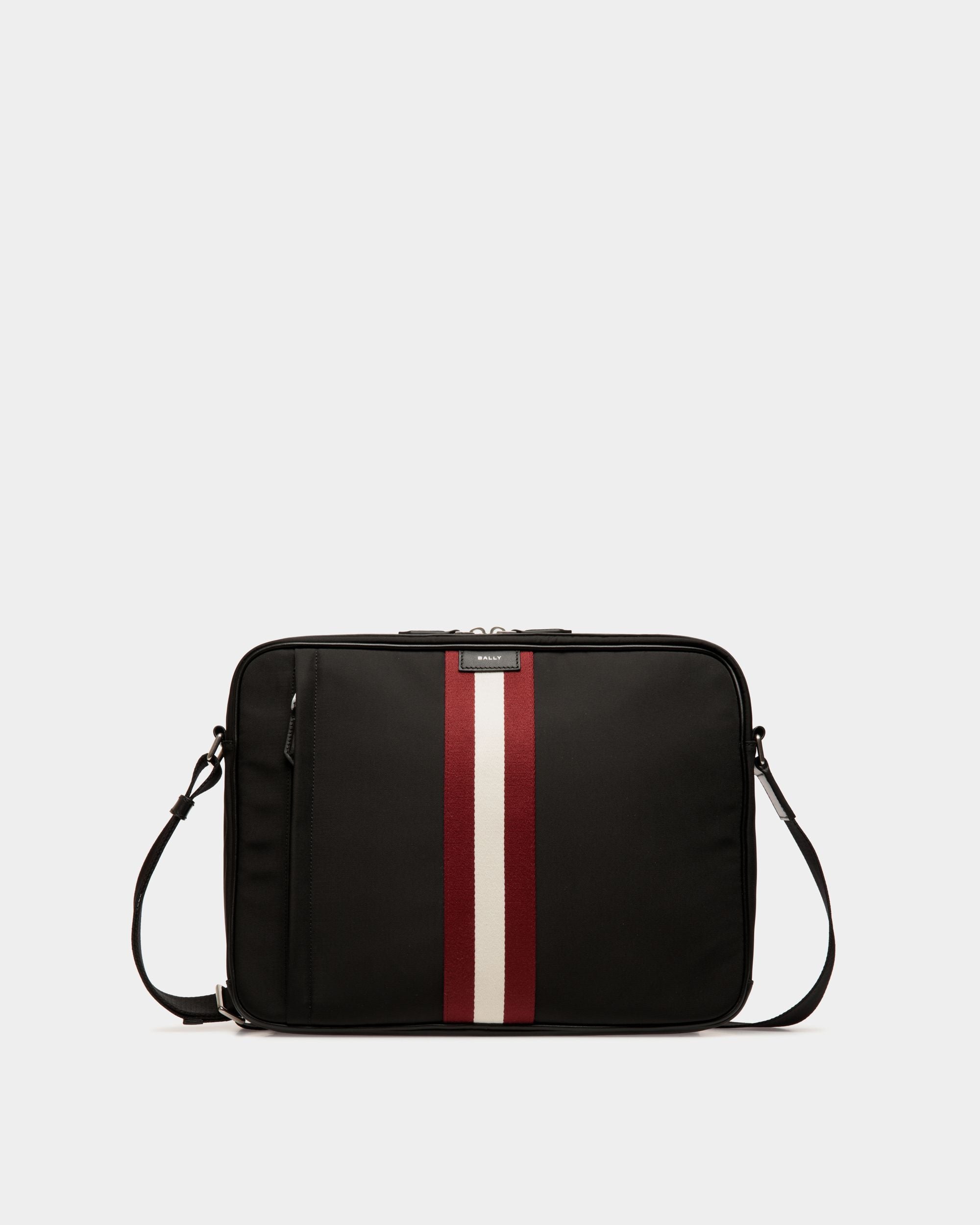 Code Messenger in Black Nylon - Men's - Bally - 01