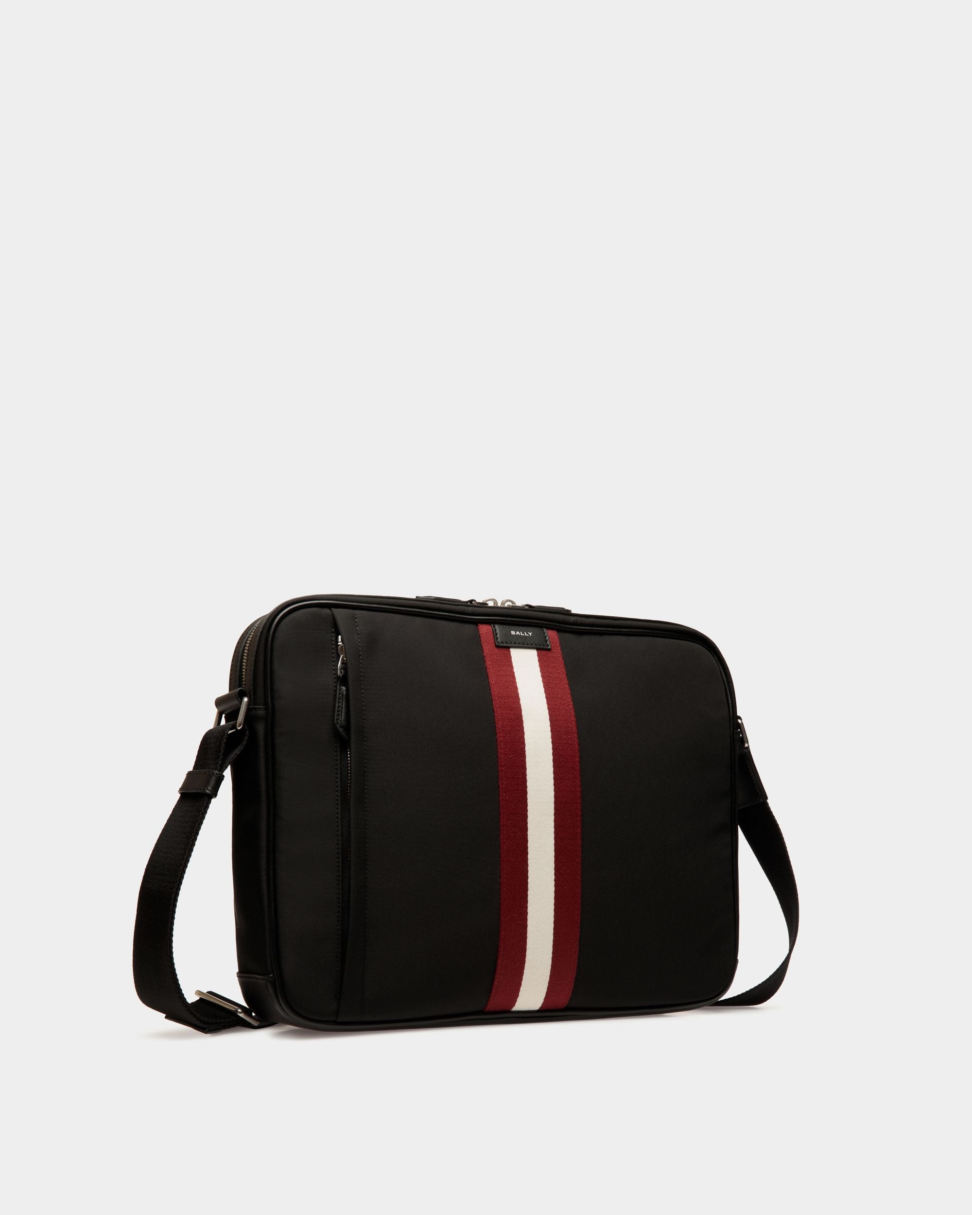 Code Messenger in Black Nylon - Men's - Bally - 03