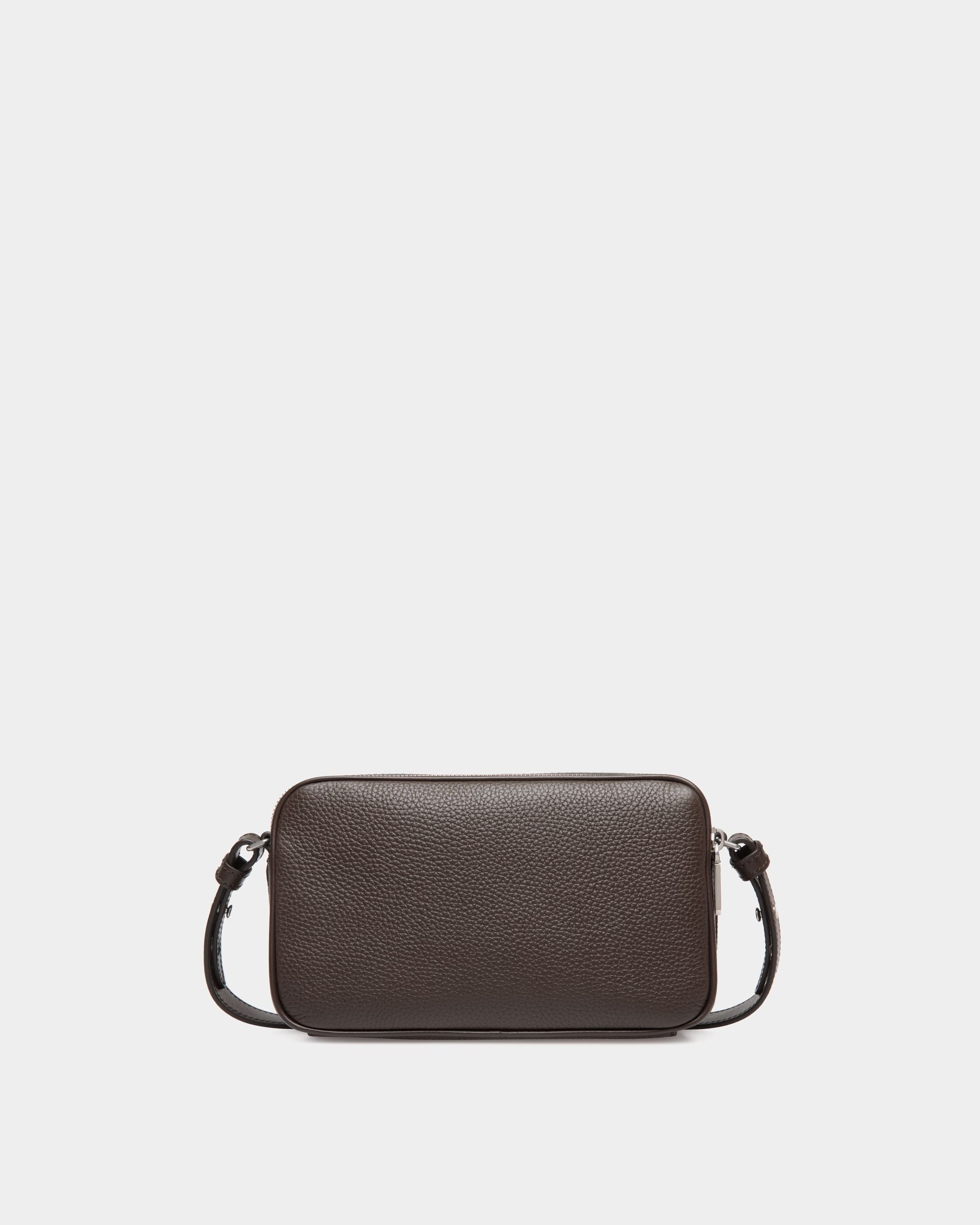 Oeden Crossbody Bag in Ebano Leather - Men's - Bally - 02