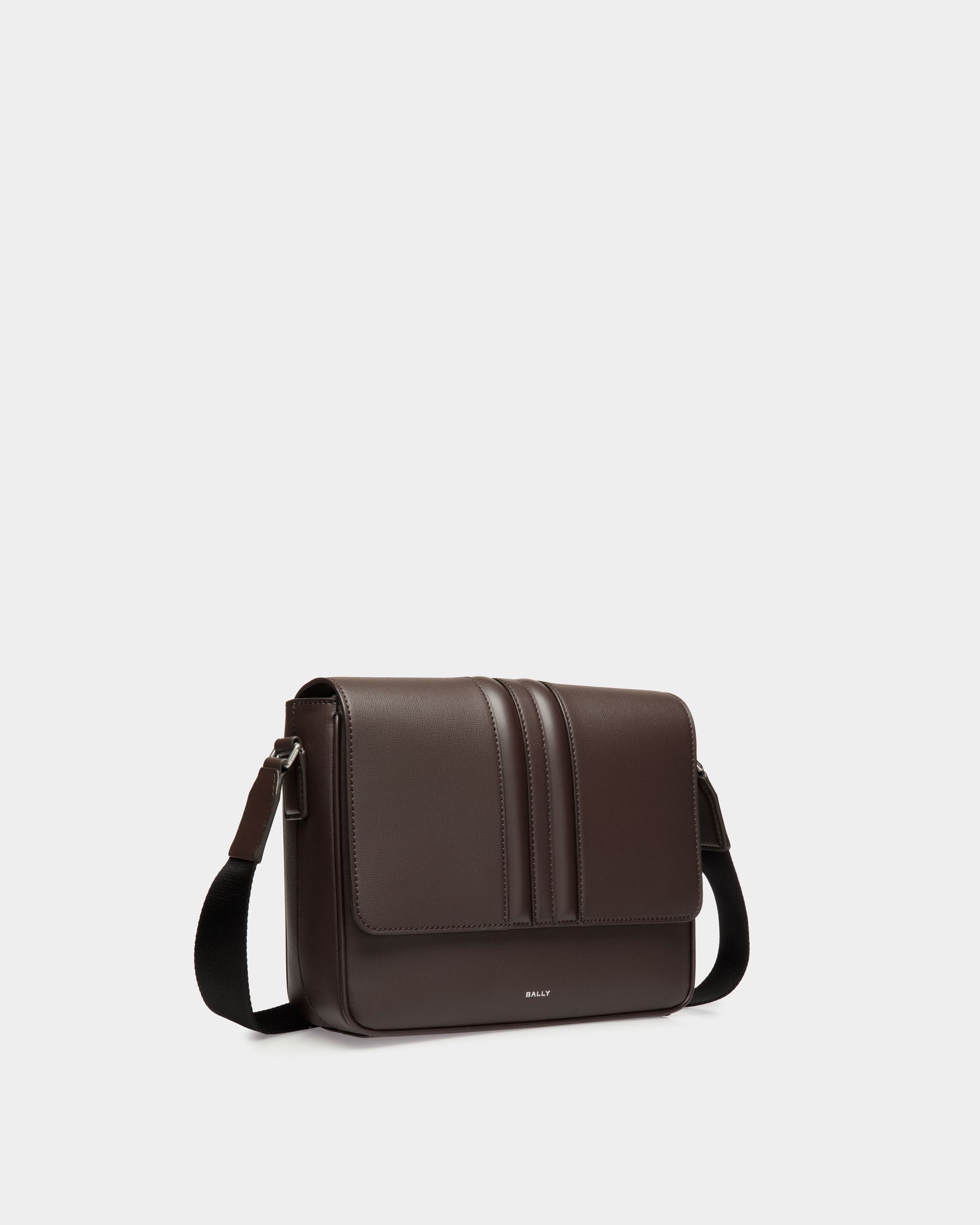 Mythos Crossbody Bag in Ebano Recycled Leather - Men's - Bally - 03