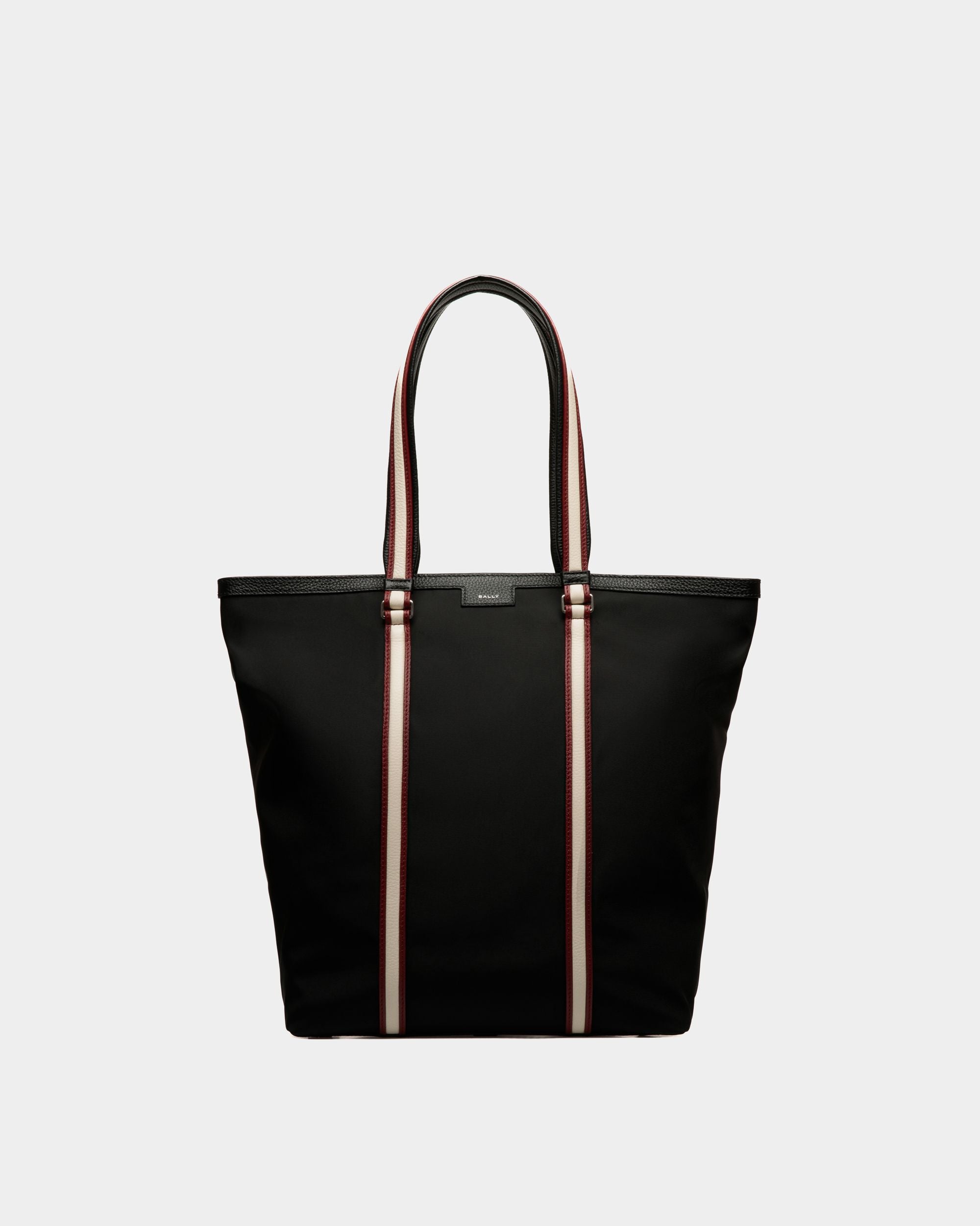 Code Tote In Black Nylon - Men's - Bally - 01