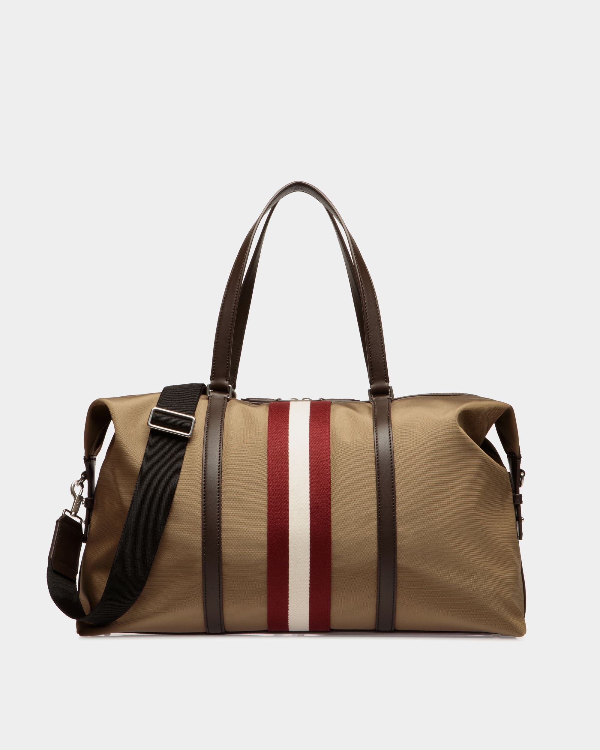 Code Weekender in Camel Nylon - Men's - Bally - 01