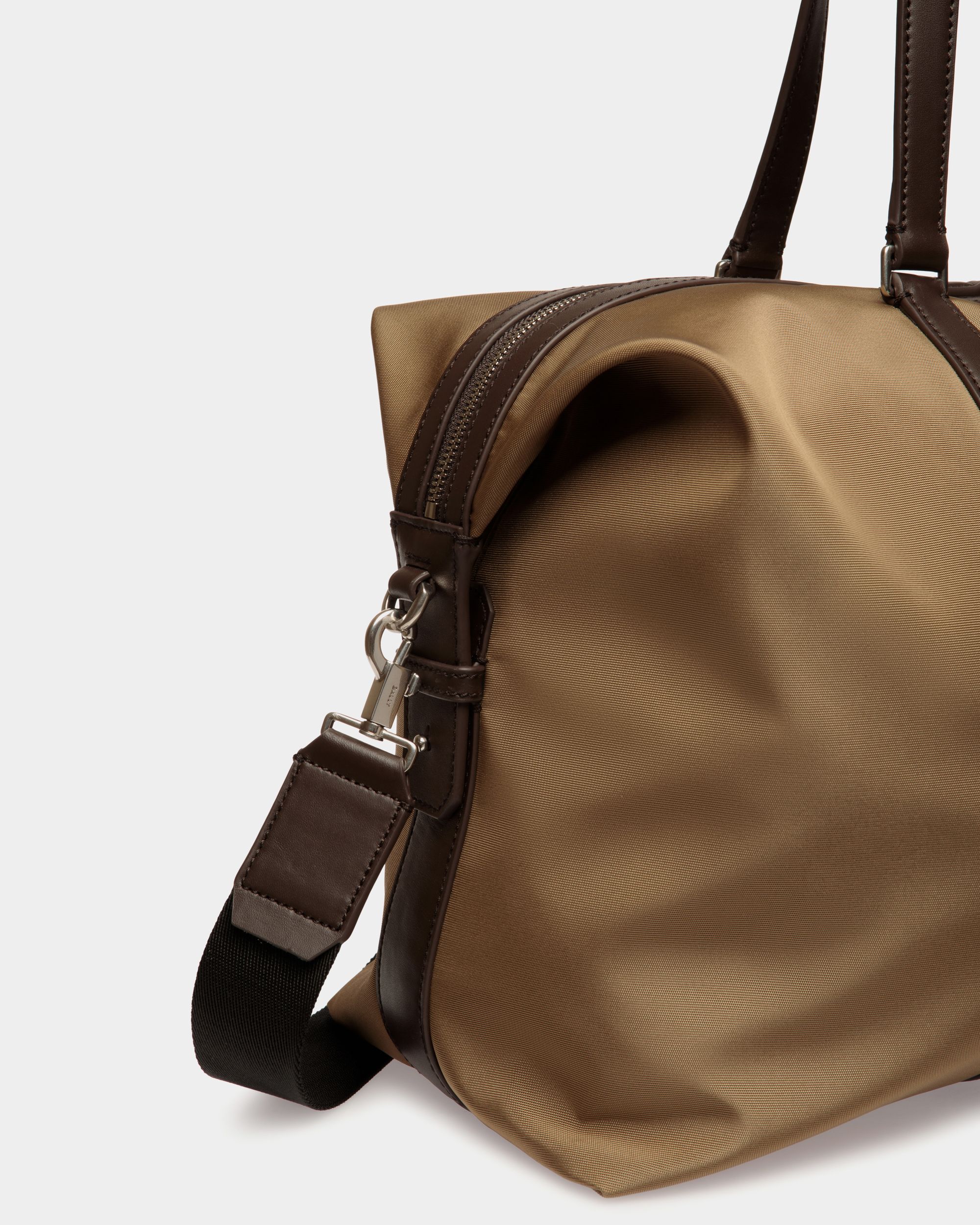 Code Weekender in Camel Nylon - Men's - Bally - 05