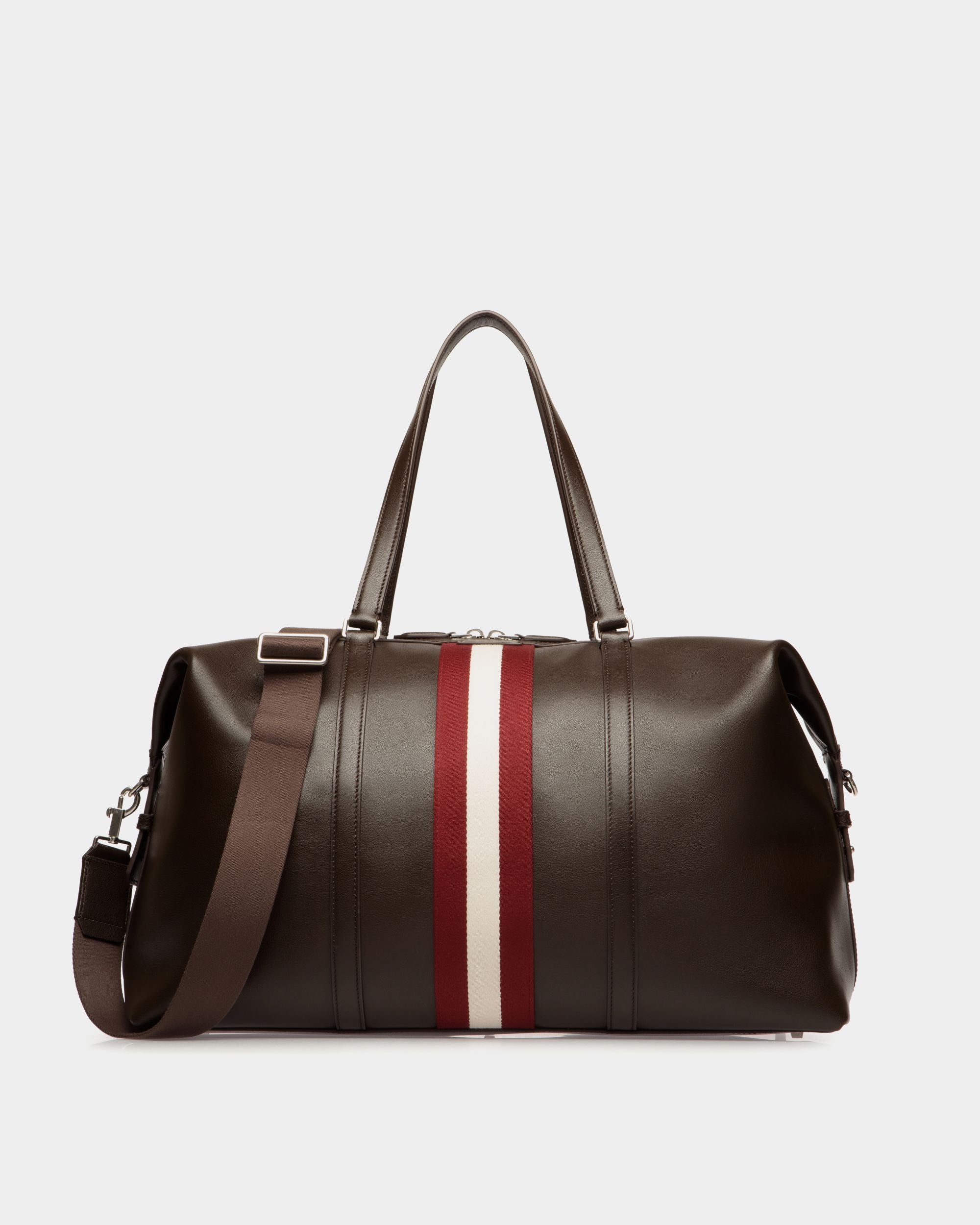 Code Weekender in Ebano Leather - Men's - Bally - 01