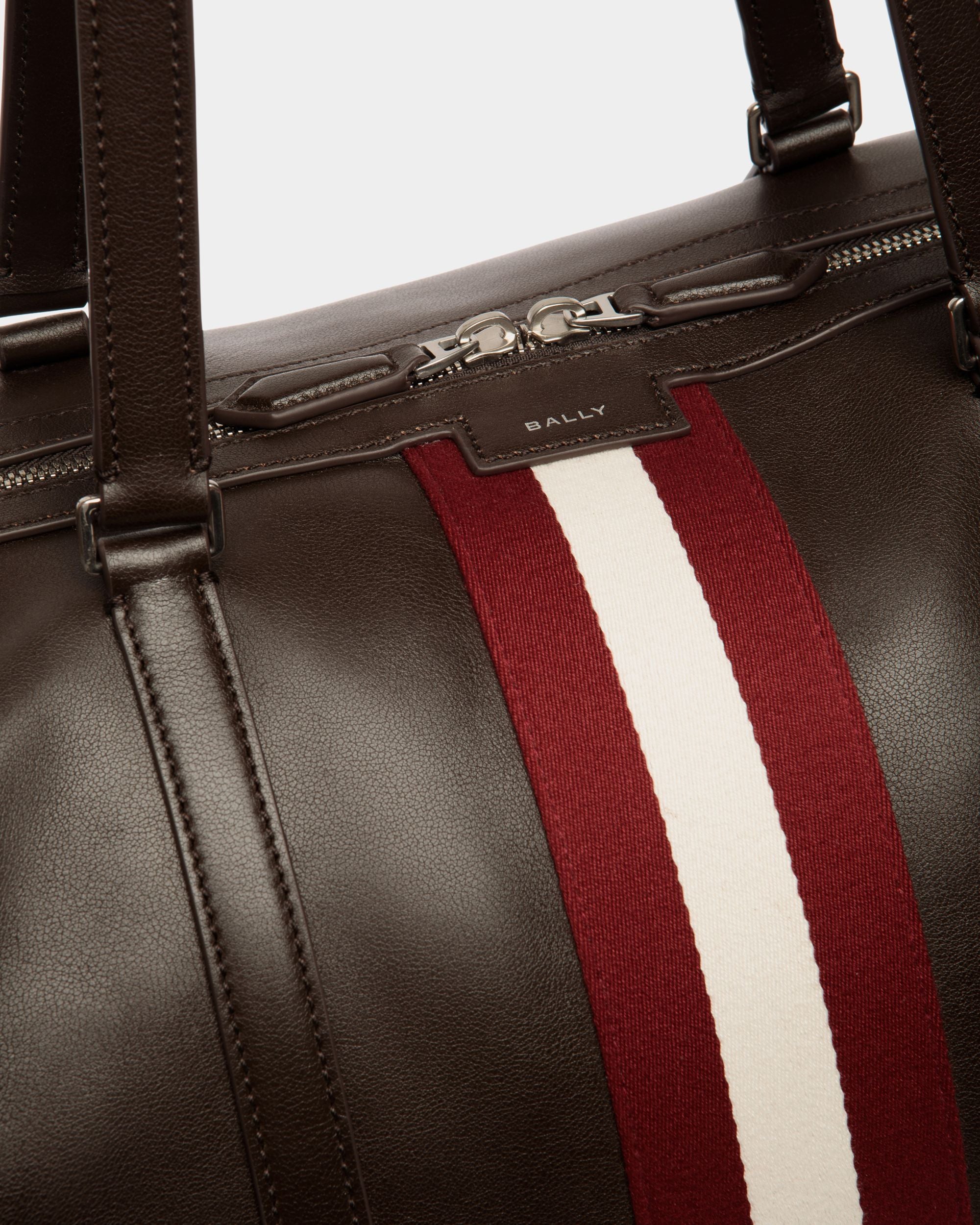 Code Weekender in Ebano Leather - Men's - Bally - 05