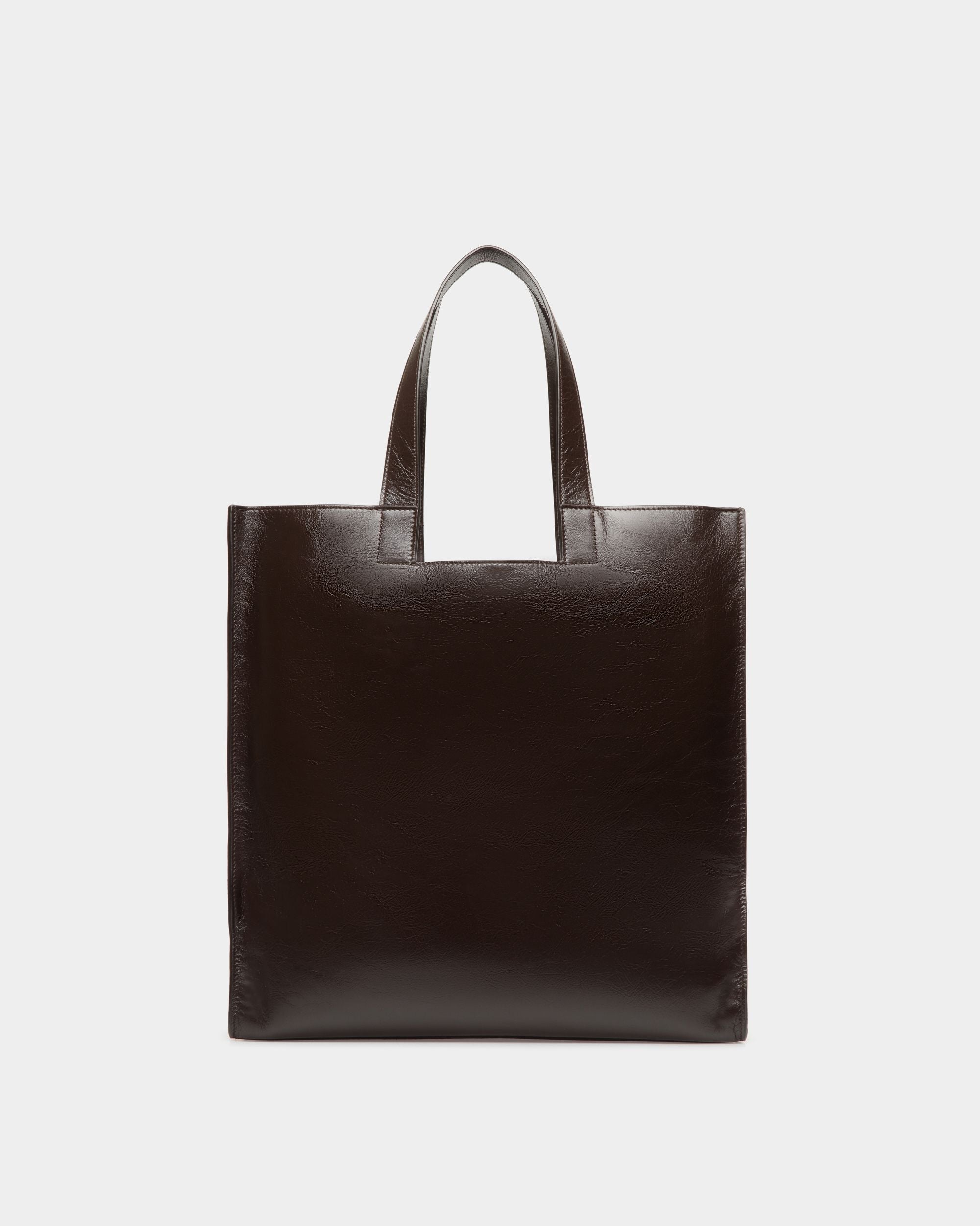 Easy Bally Tote Bag in Ebano Leather - Men's - Bally - 02