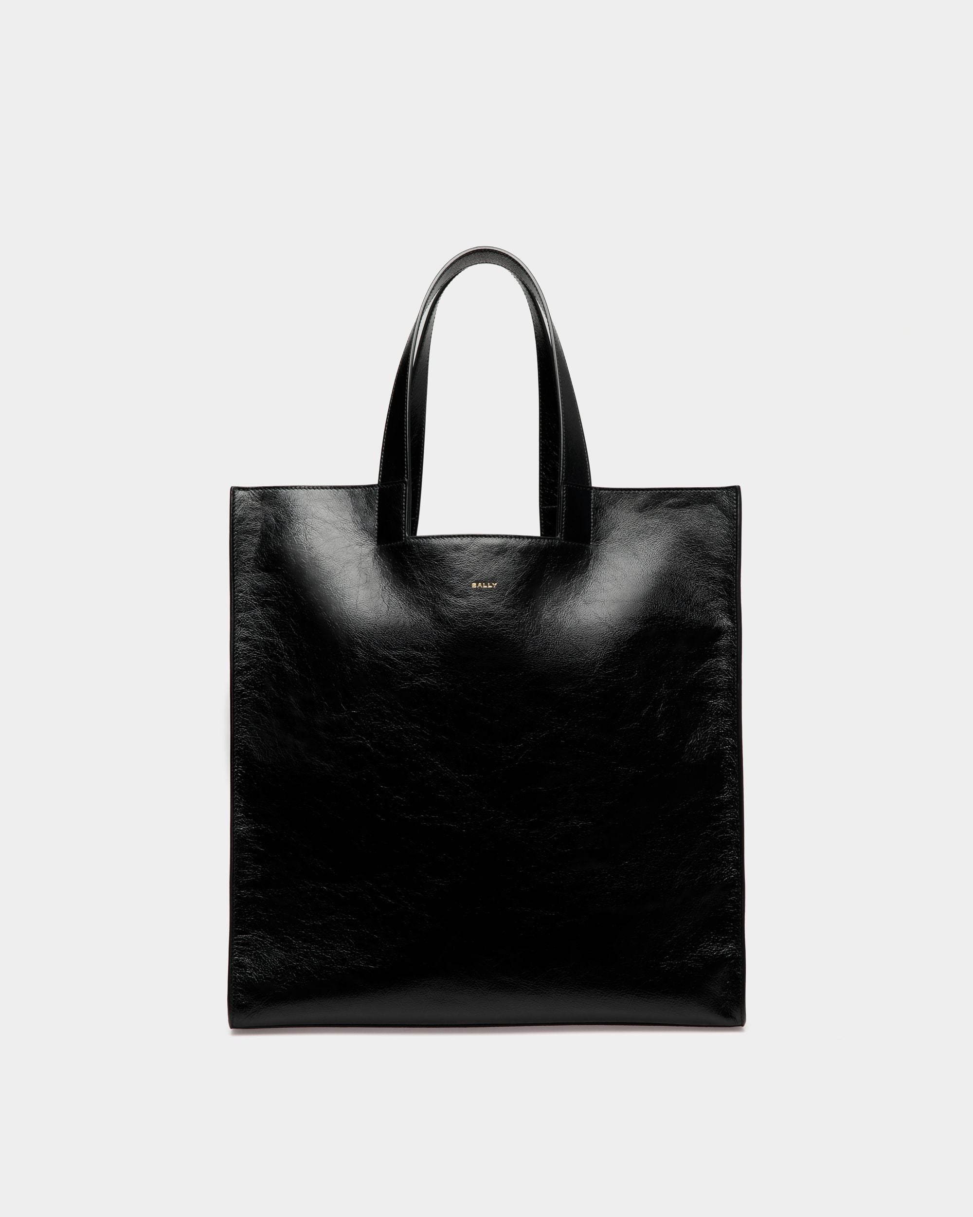 Easy Bally Tote In Black Leather - Men's - Bally - 01