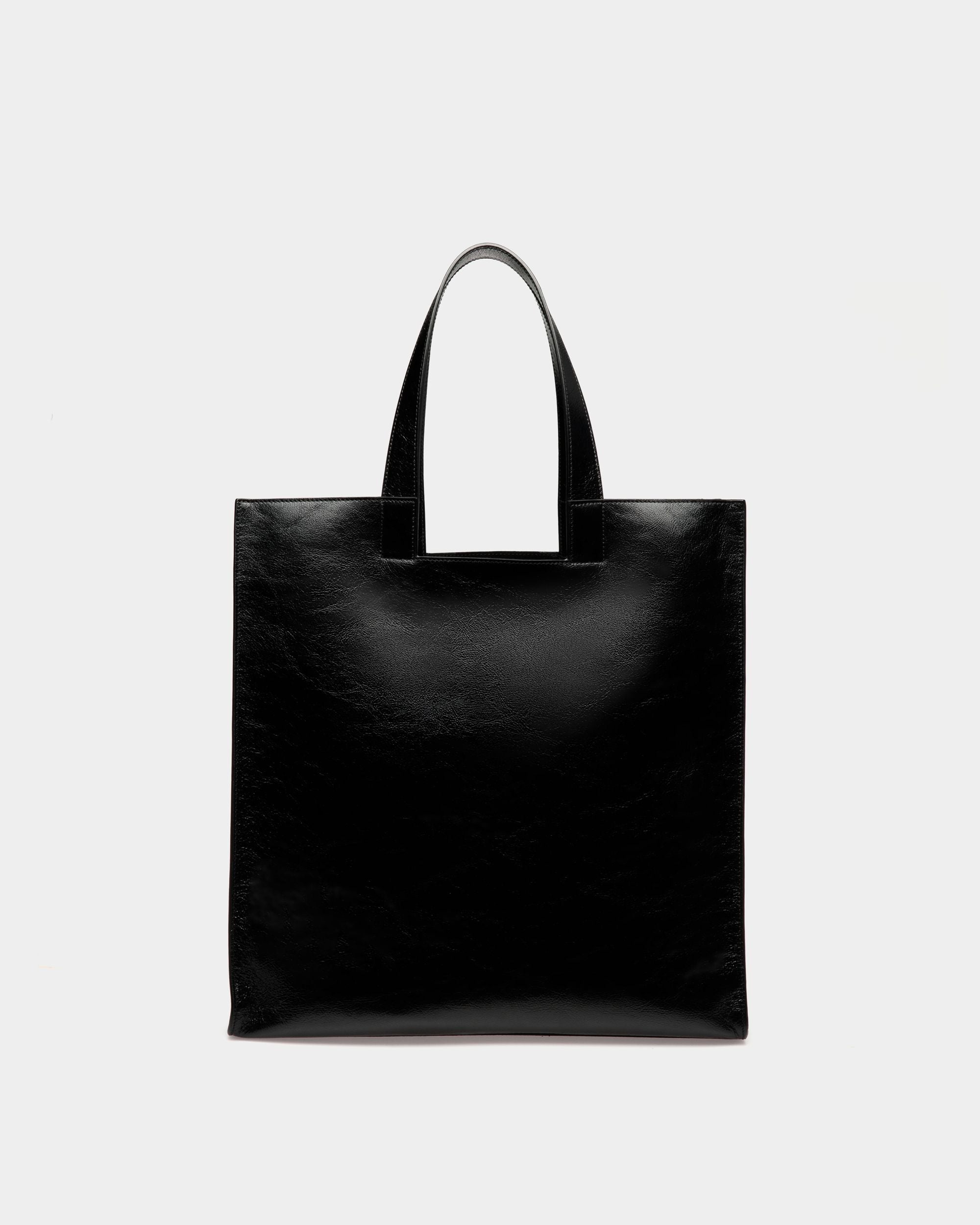 Easy Bally Tote In Black Leather - Men's - Bally - 02