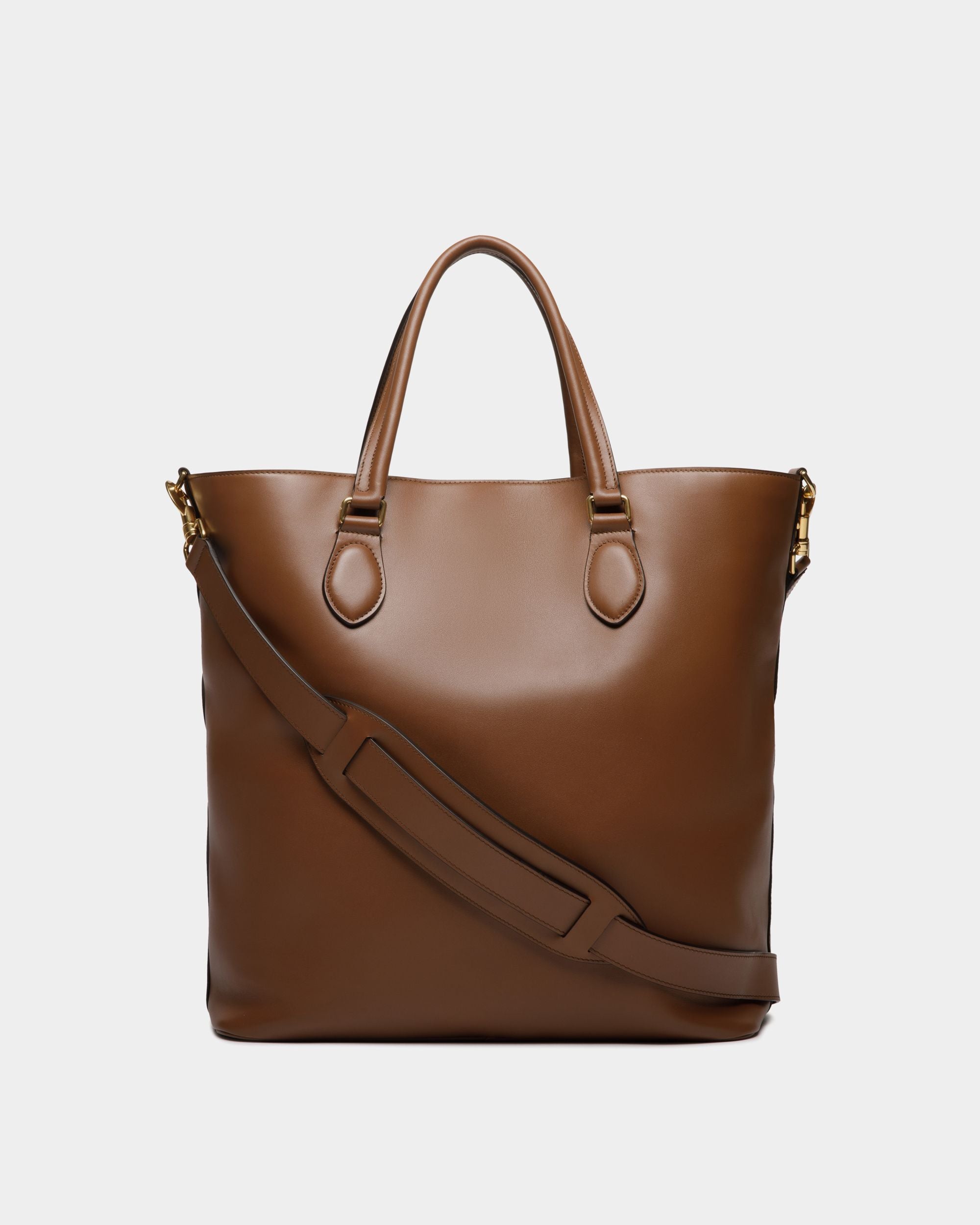 Beckett Tote in Brown Leather - Men's - Bally - 02