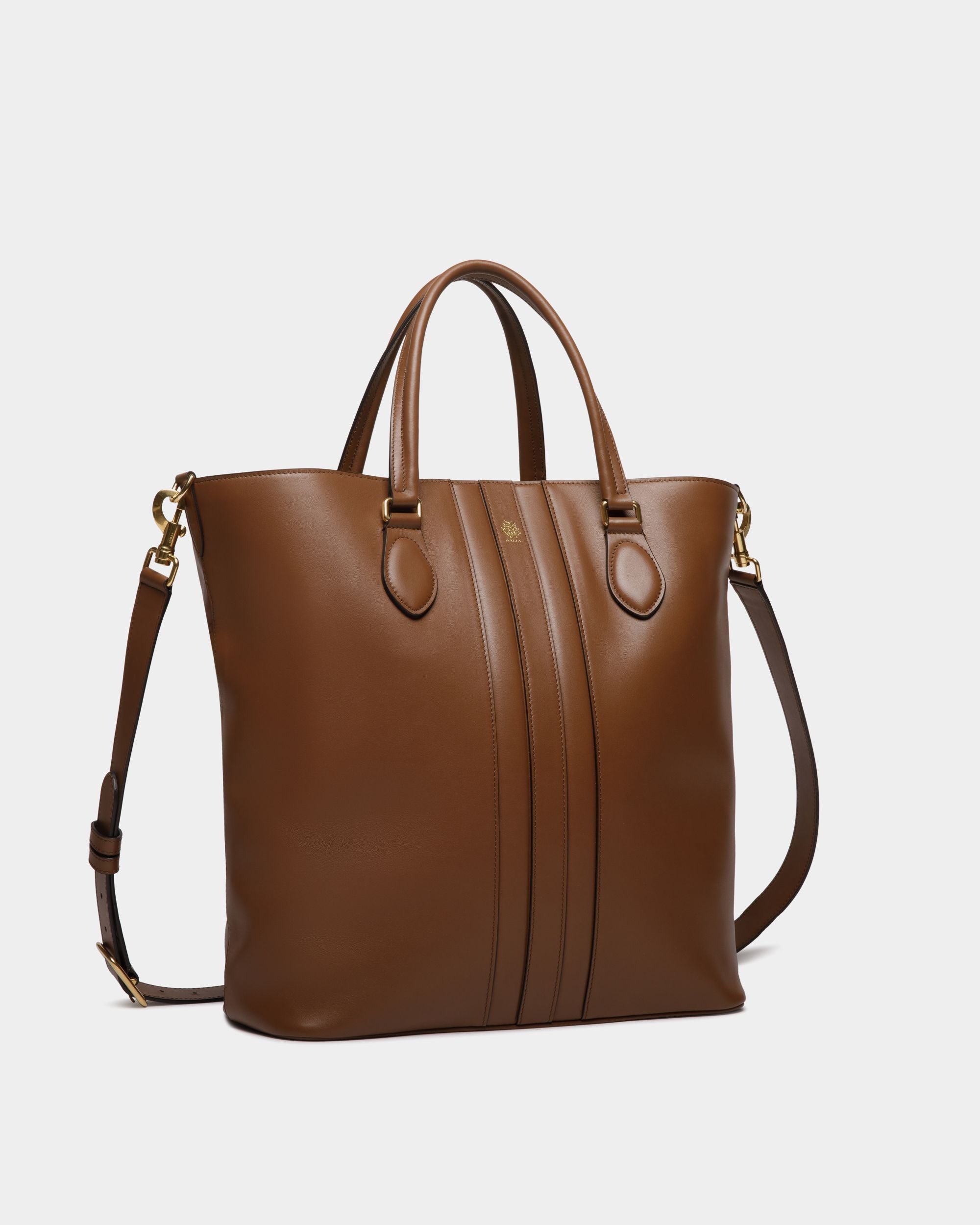Beckett Tote in Brown Leather - Men's - Bally - 03