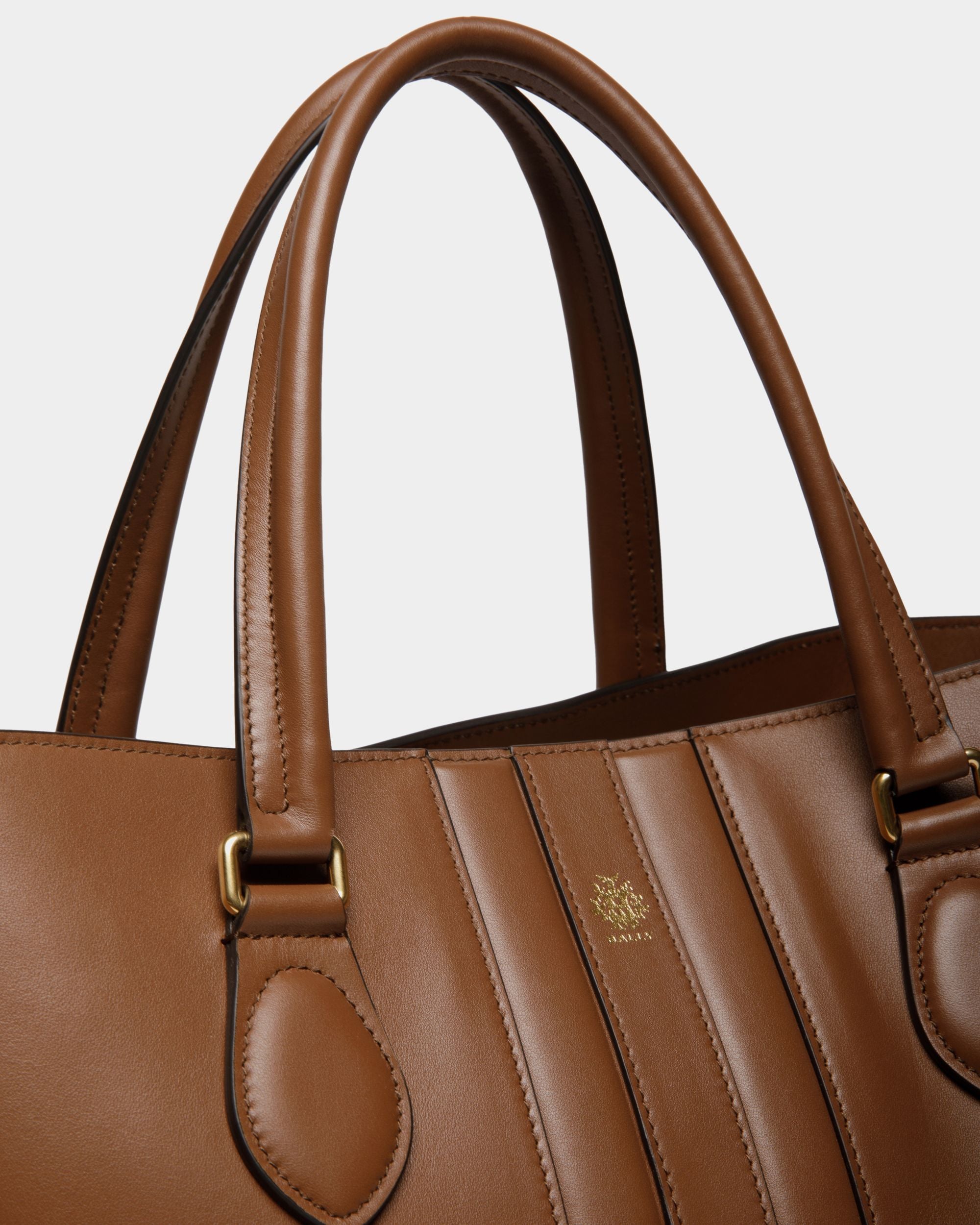 Beckett Tote in Brown Leather - Men's - Bally - 05