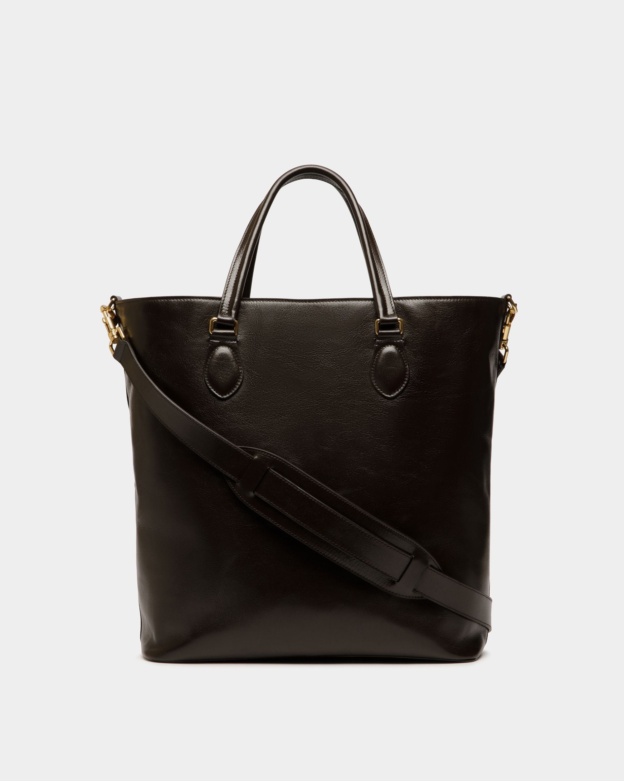 Beckett Tote in Ebano Leather - Men's - Bally - 03
