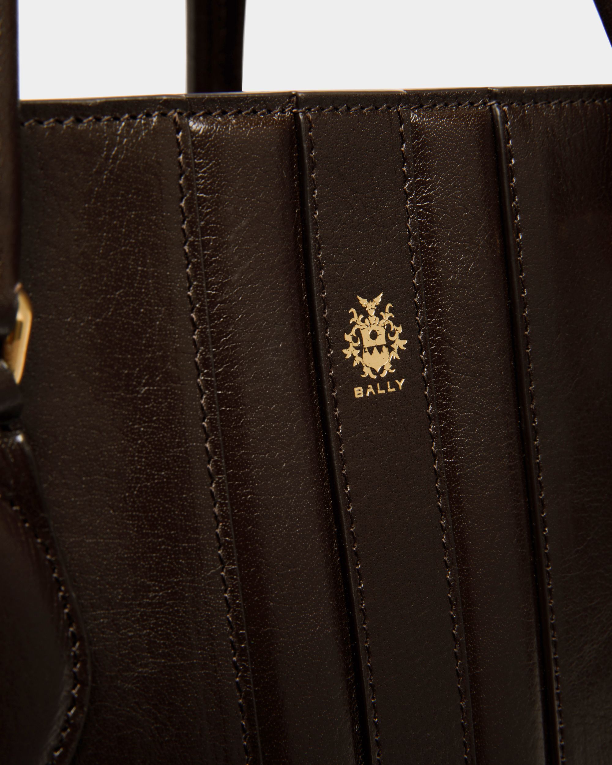 Beckett Tote in Ebano Leather - Men's - Bally - 06