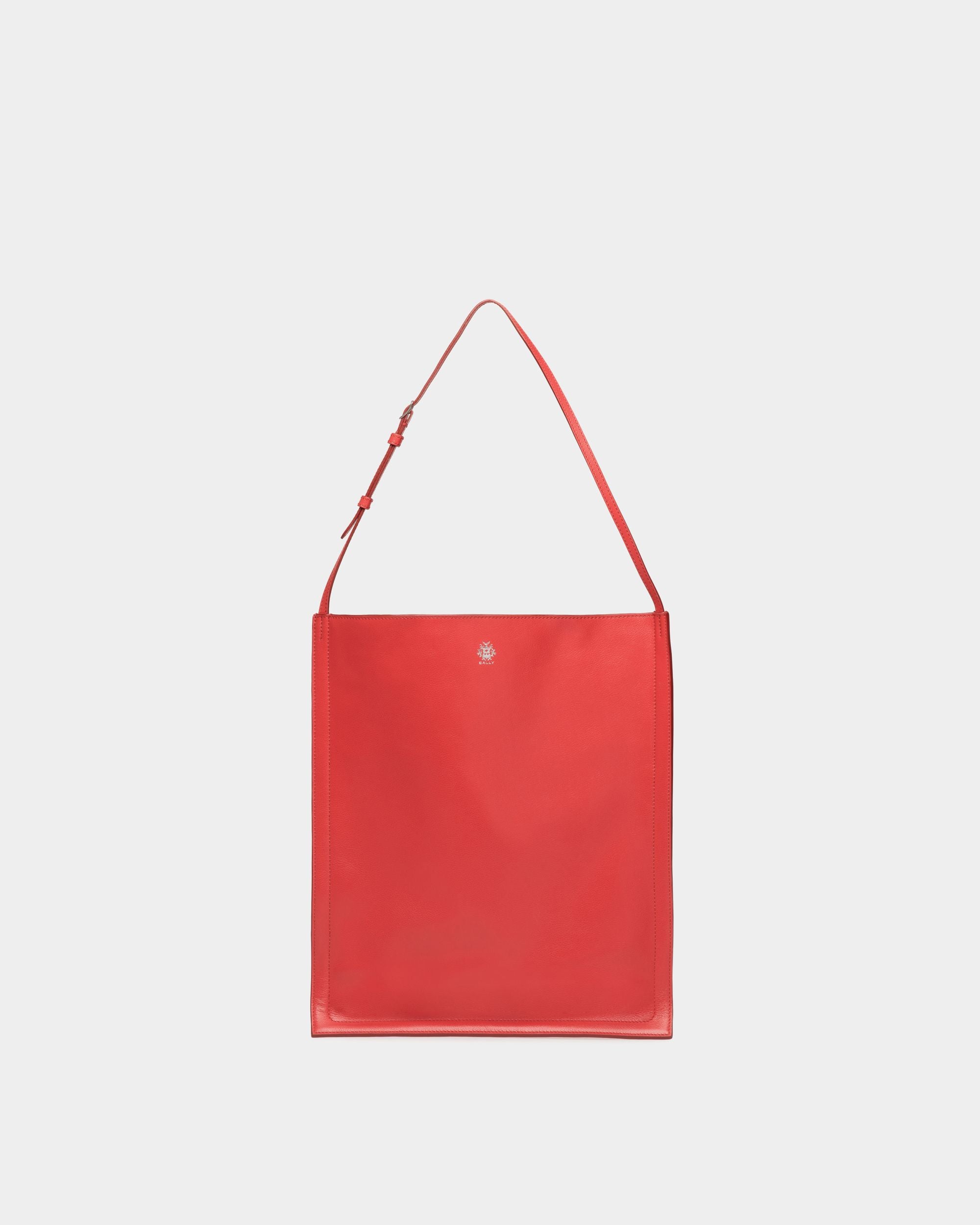 Beckett Tote in Red Leather - Men's - Bally - 01