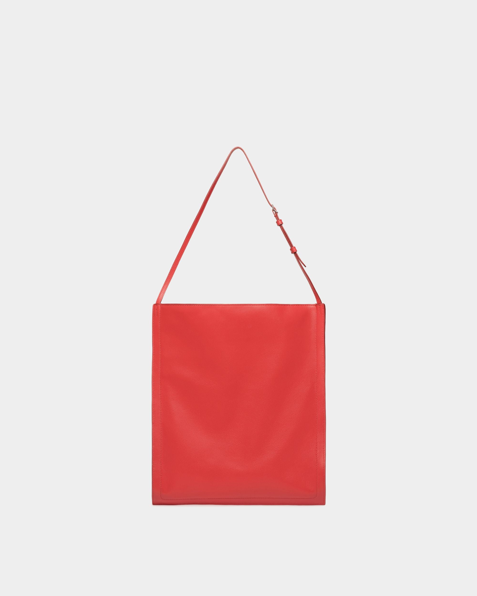 Beckett Tote in Red Leather - Men's - Bally - 02