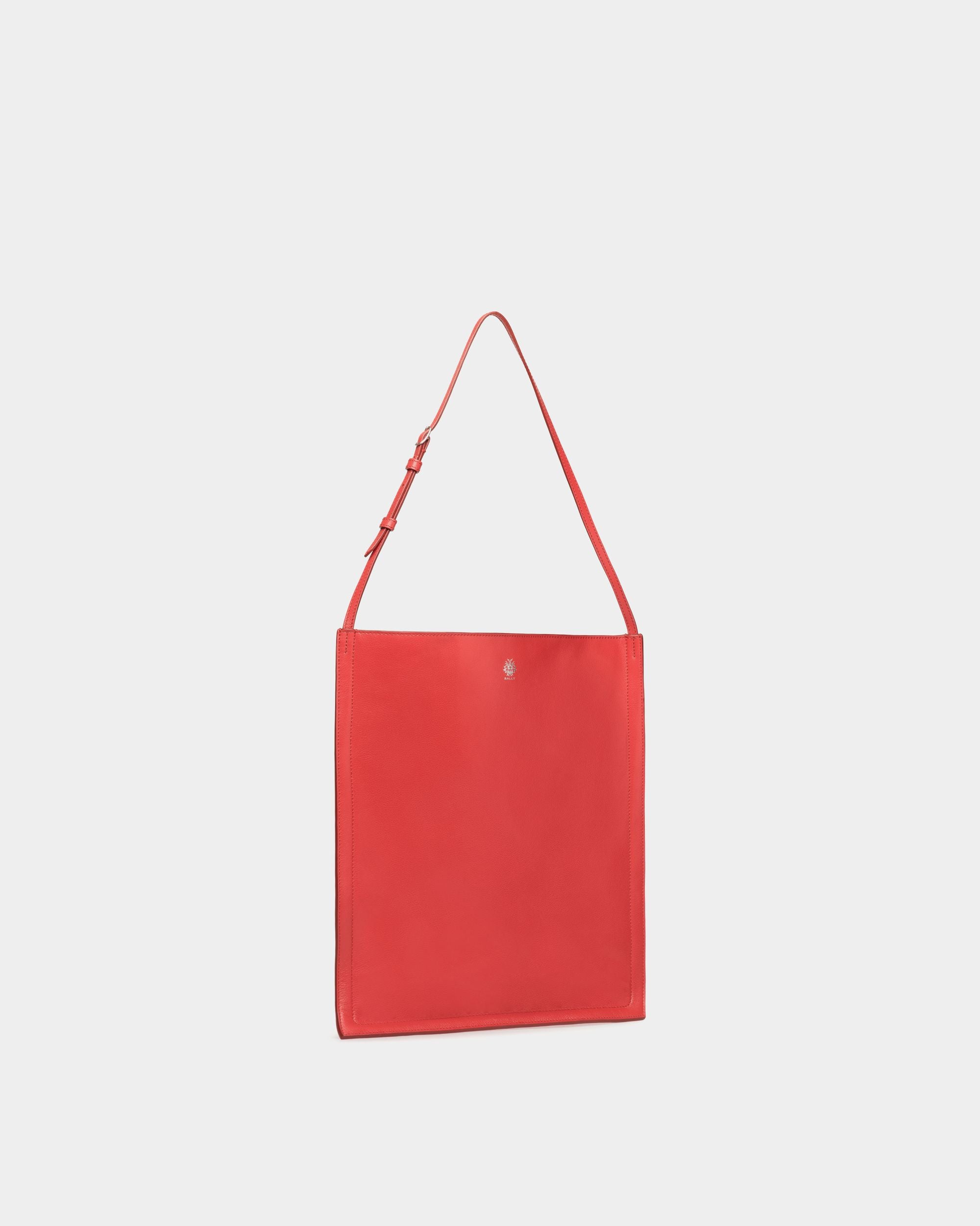 Beckett Tote in Red Leather - Men's - Bally - 03