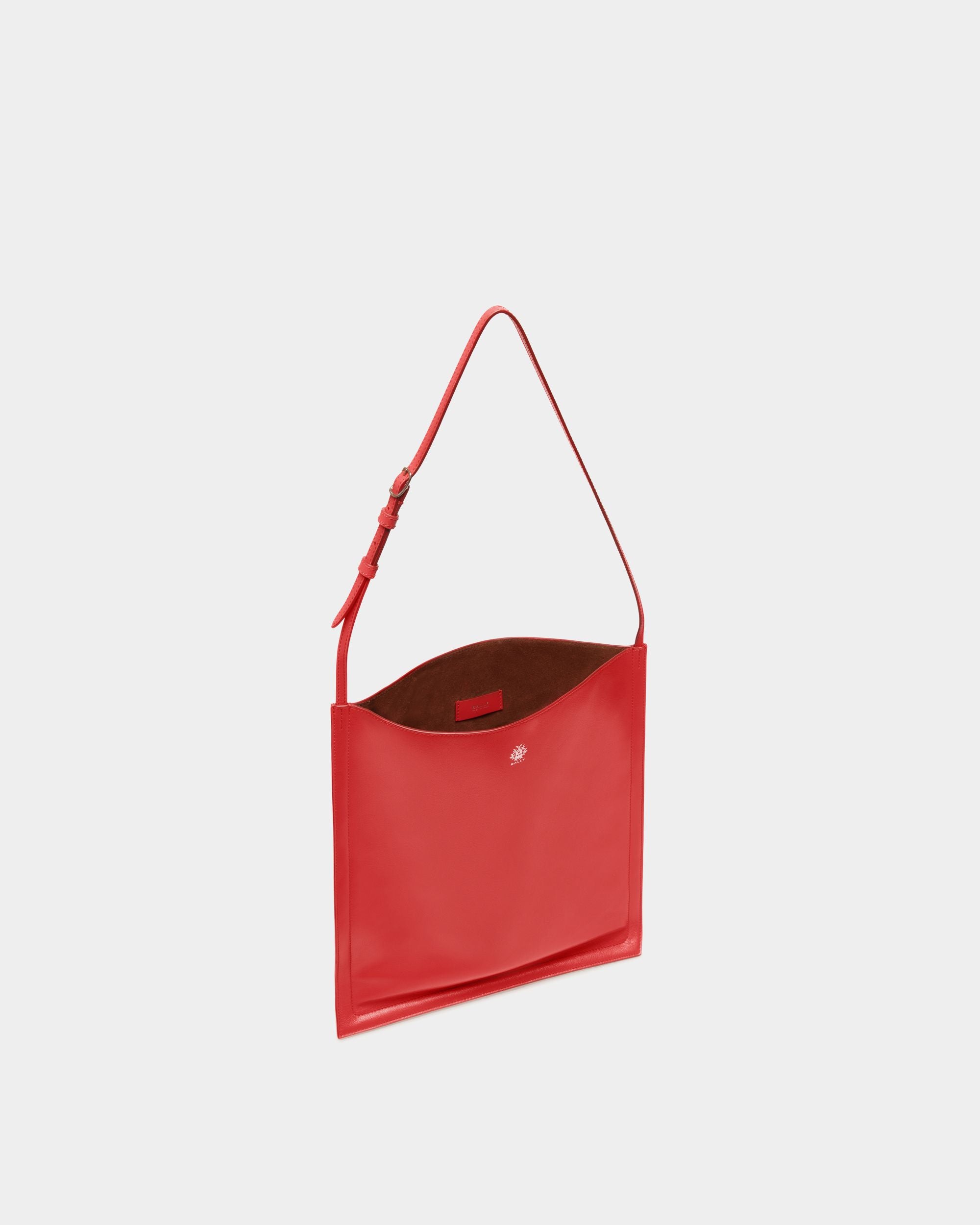 Beckett Tote in Red Leather - Men's - Bally - 04