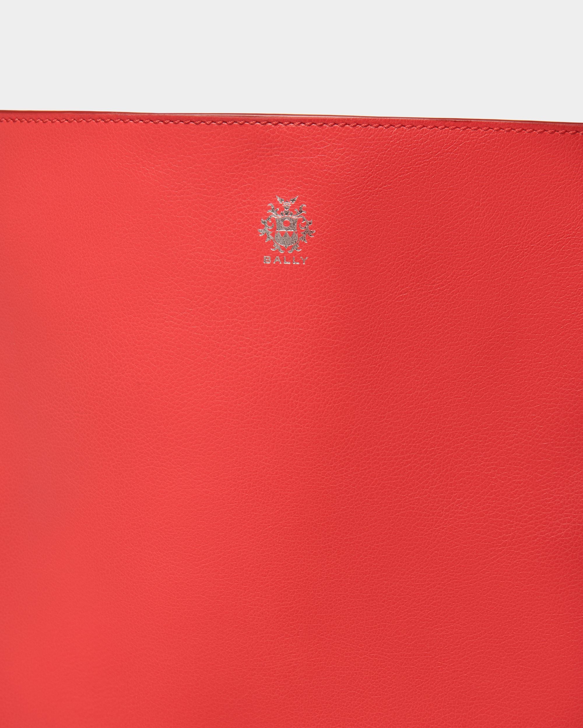 Beckett Tote in Red Leather - Men's - Bally - 05