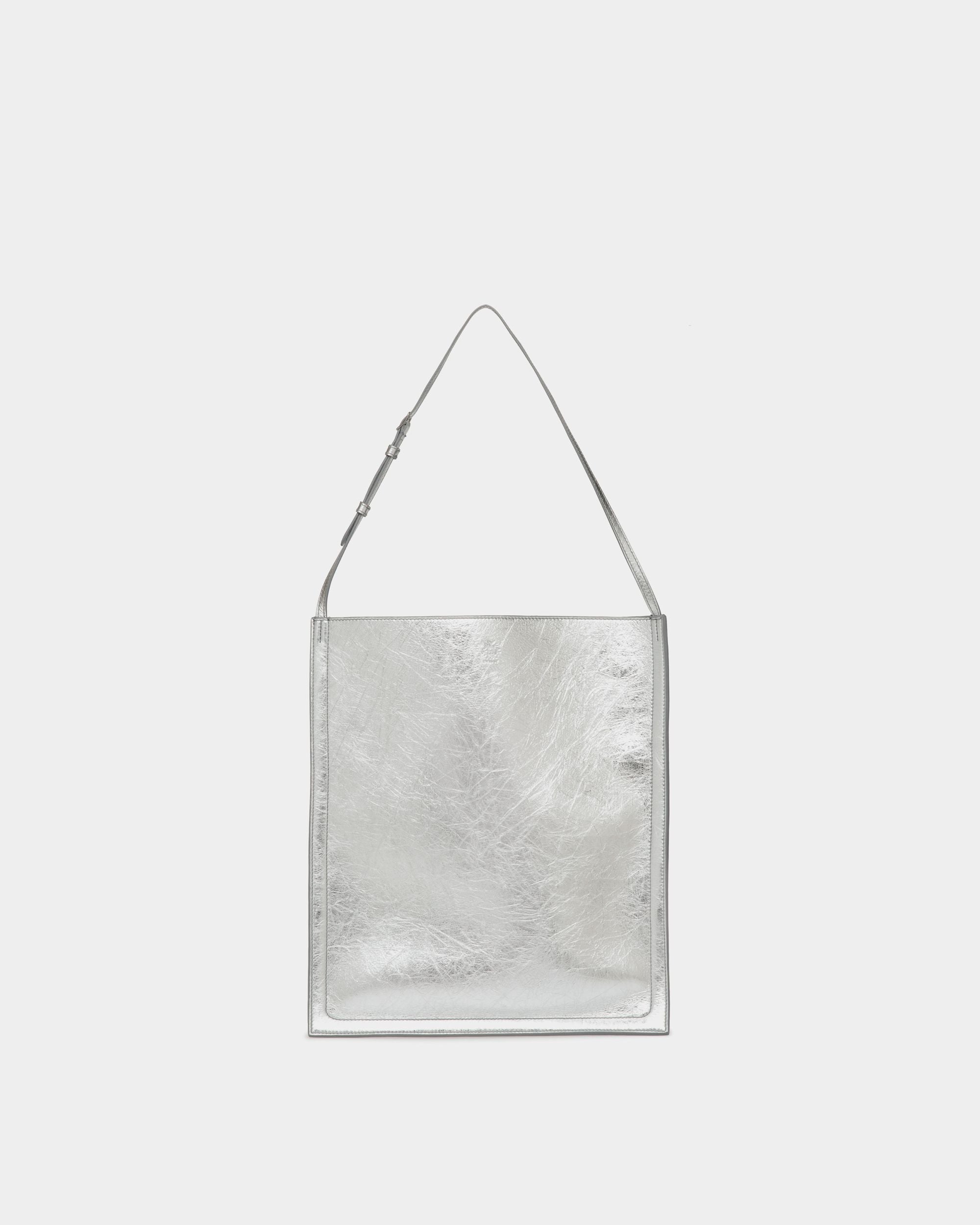 Beckett Tote Bag in Silver Leather - Men's - Bally - 01