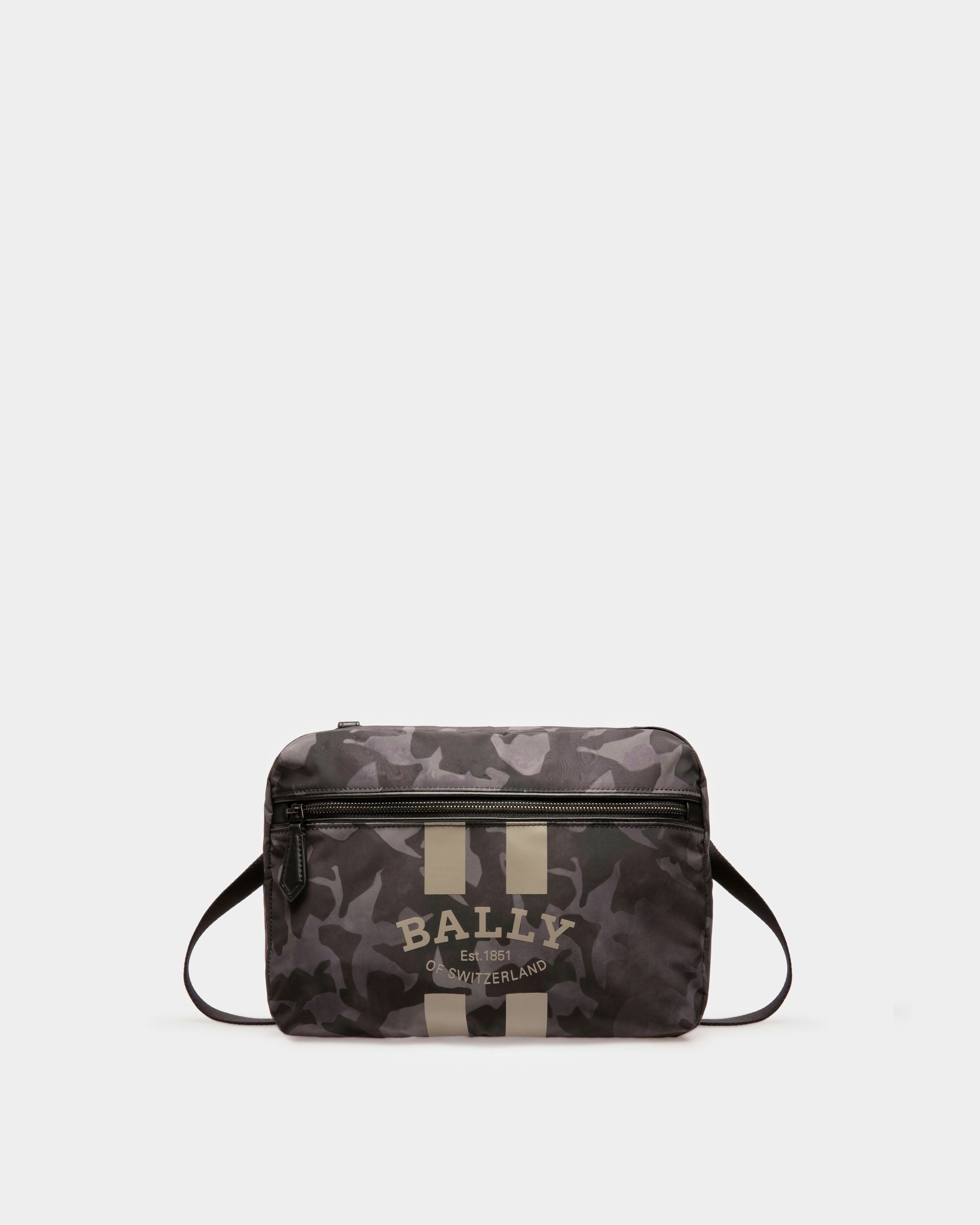 Fixie Nylon Backpack In Black - Men's - Bally - 06
