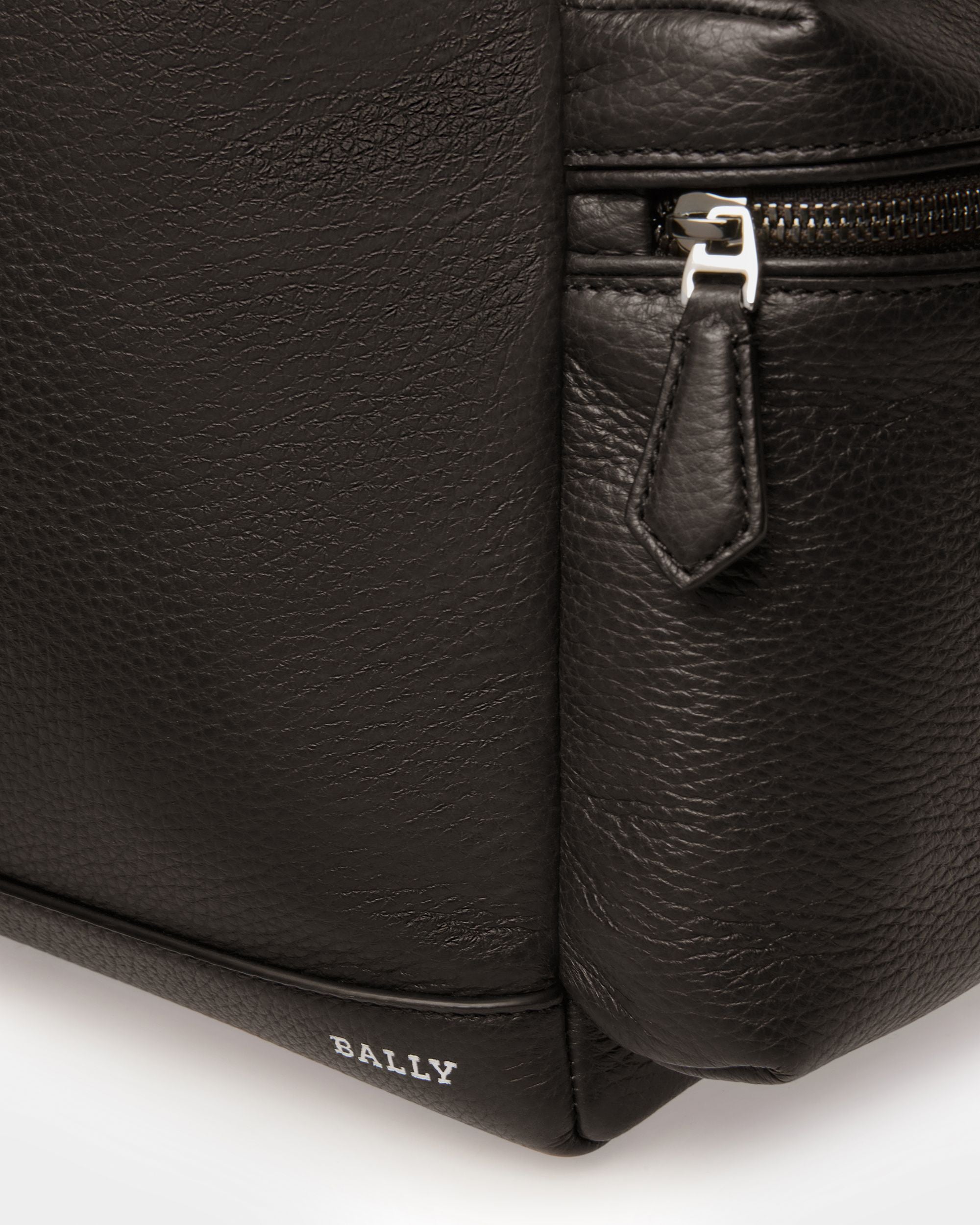Cliford Leather Backpack In Black - Men's - Bally - 08
