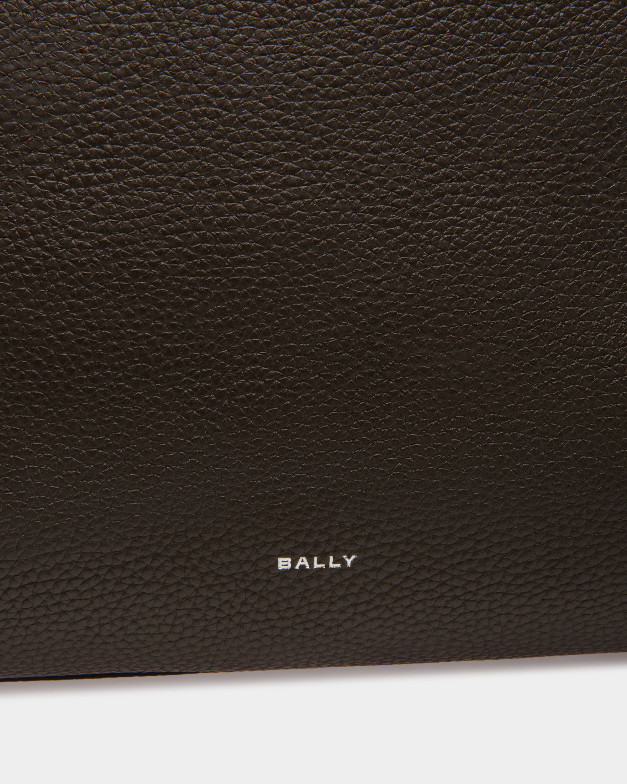 Lago Backpack In Brown Leather - Men's - Bally - 04