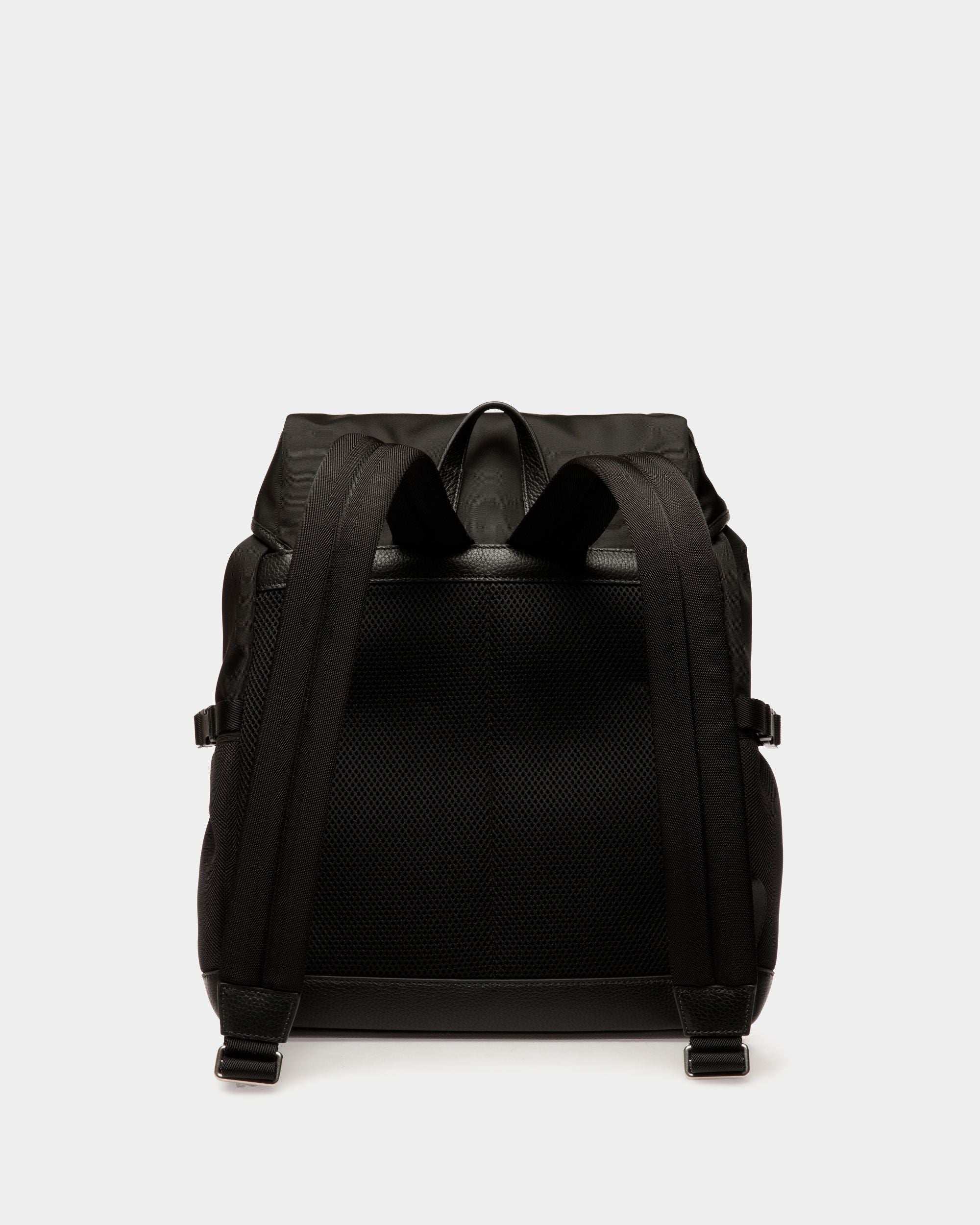 Code Backpack In Military Green And Black Nylon - Men's - Bally - 03
