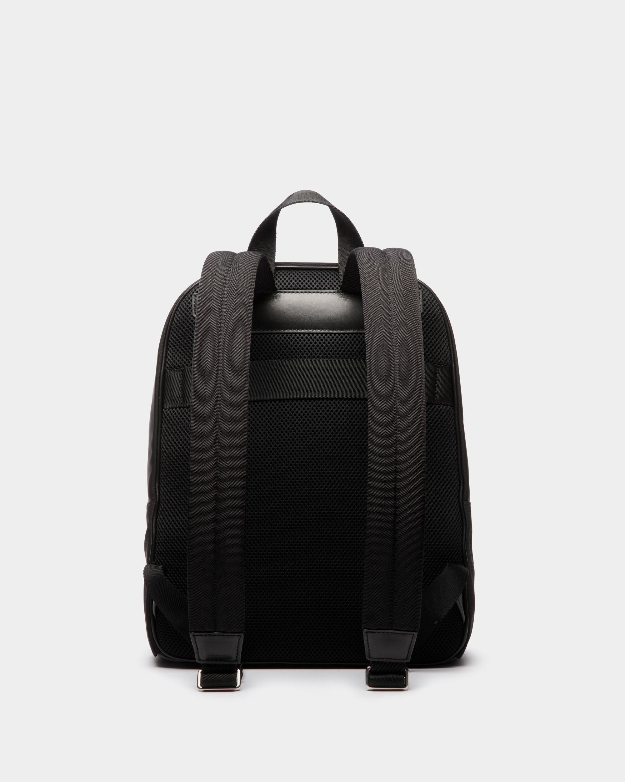Code Backpack In Black Nylon - Men's - Bally - 03