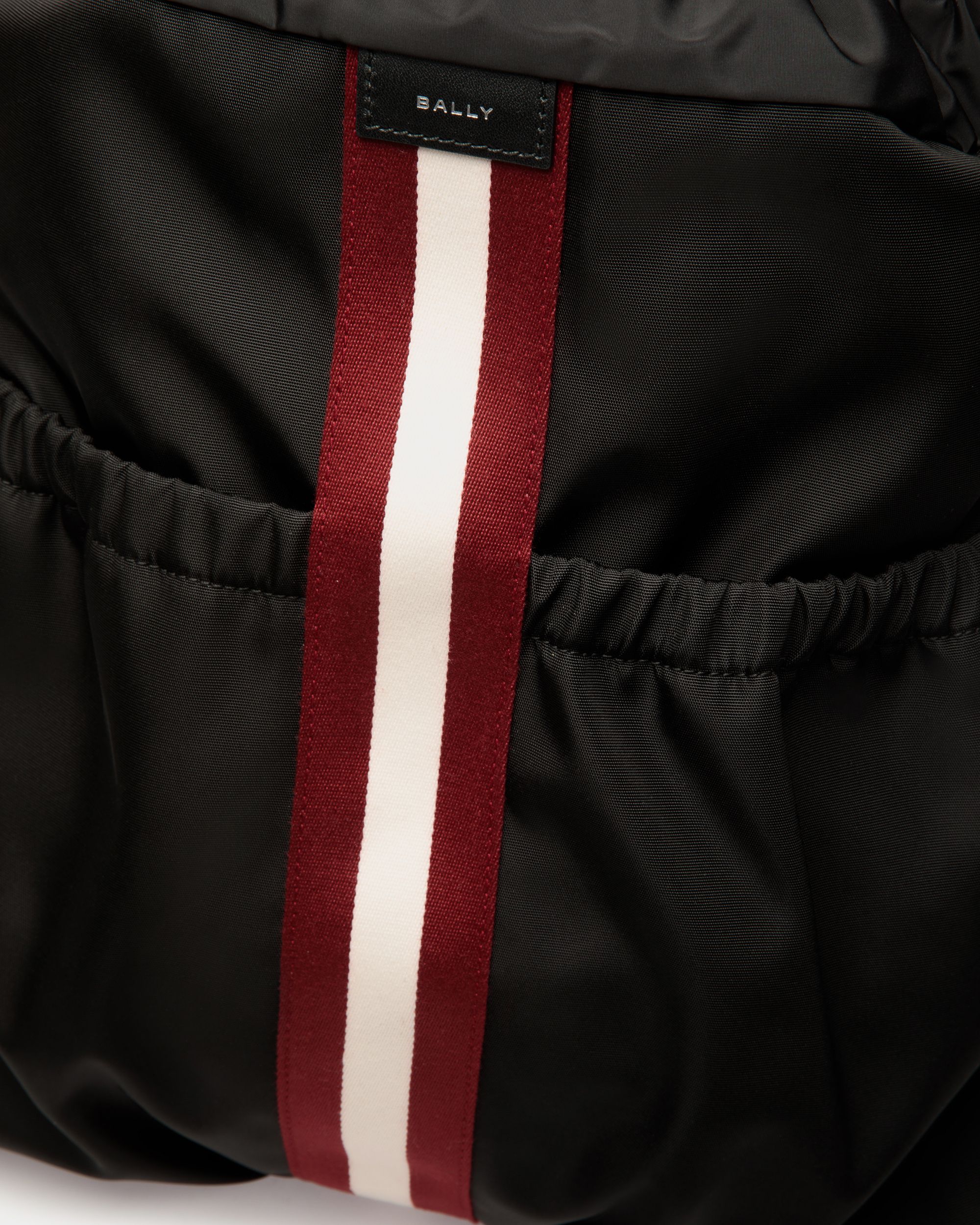 Code Backpack in Black Nylon - Men's - Bally - 05