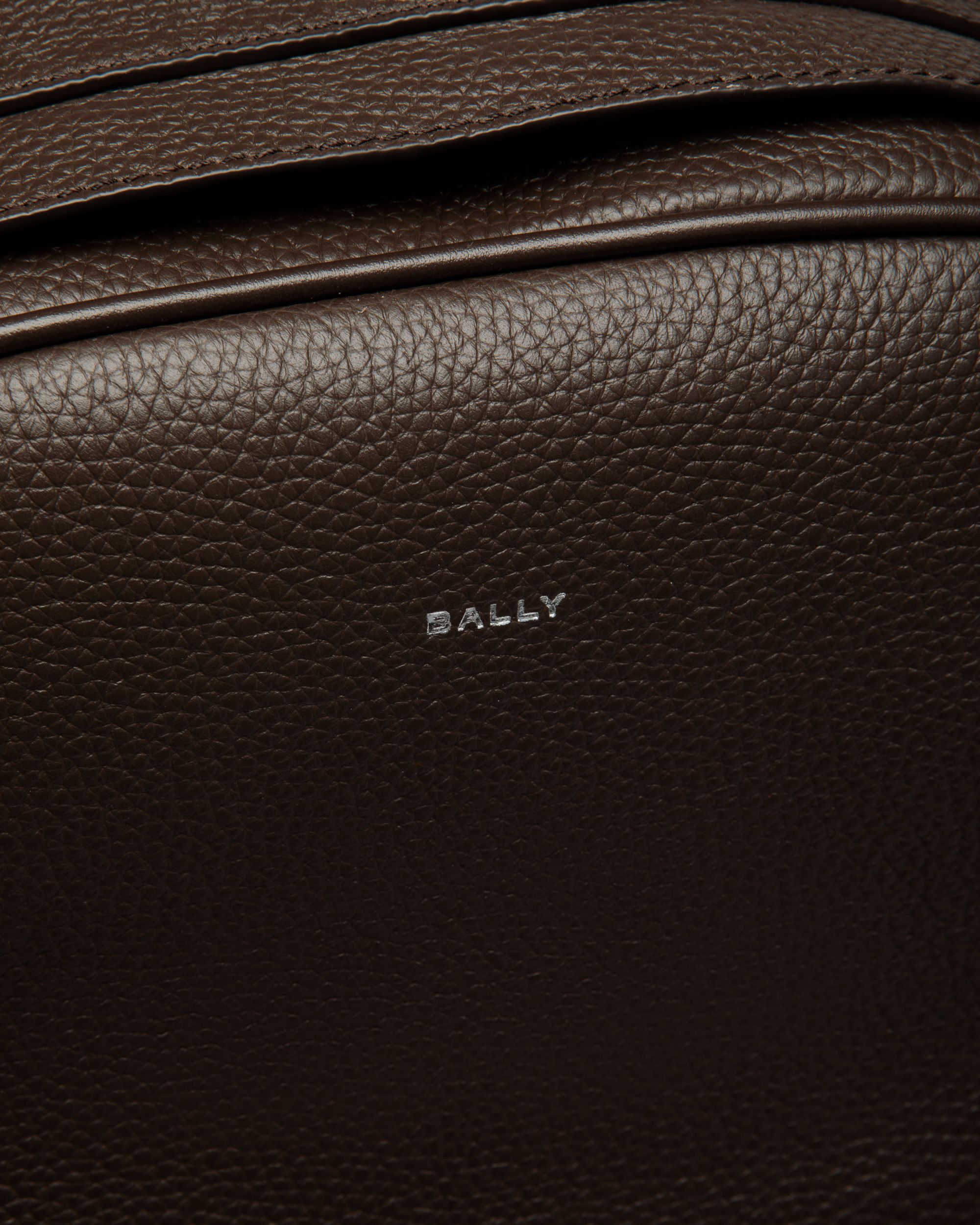 Oeden Backpack in Ebano Leather - Men's - Bally - 05