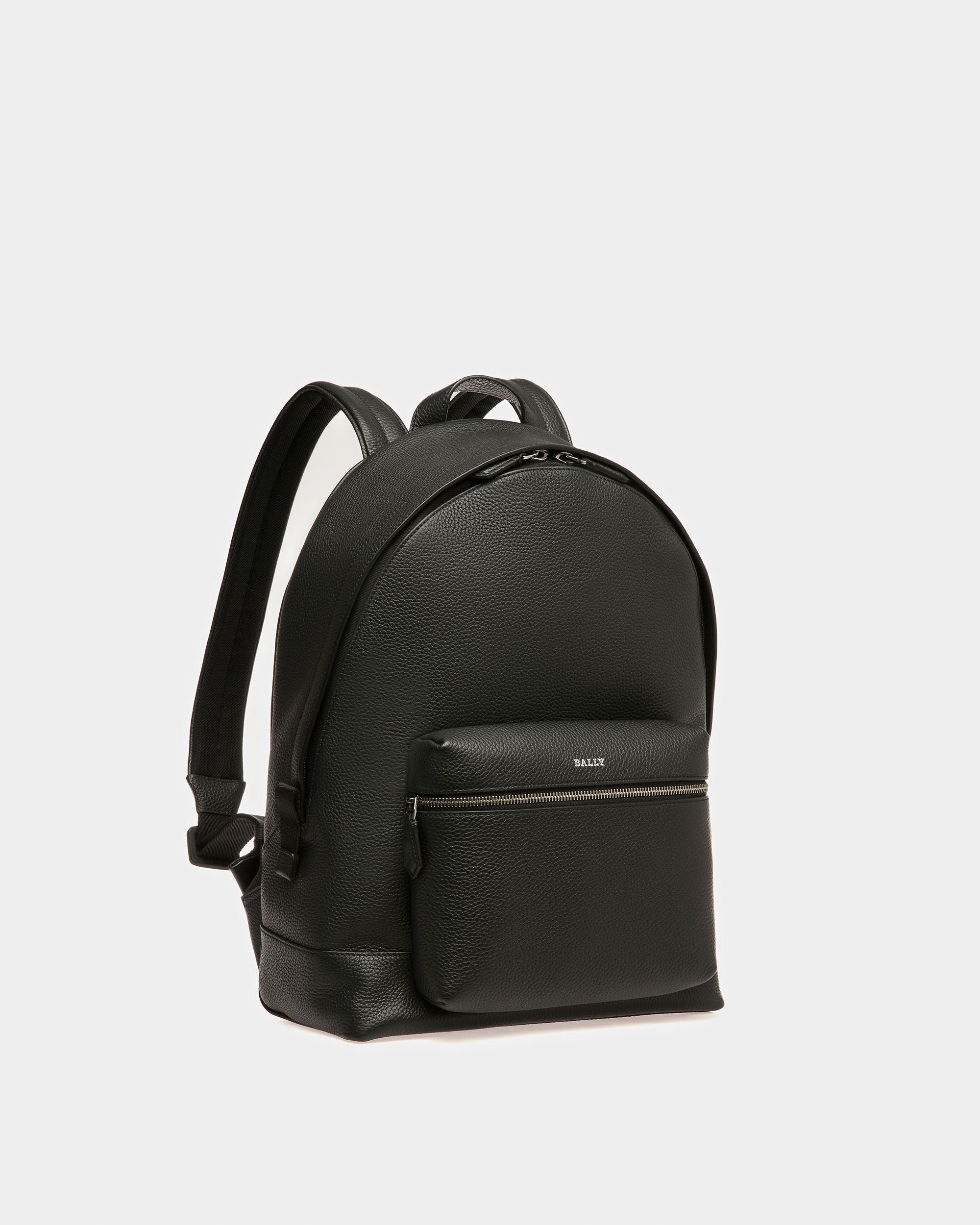 Harper Leather Backpack In Black - Men's - Bally - 04