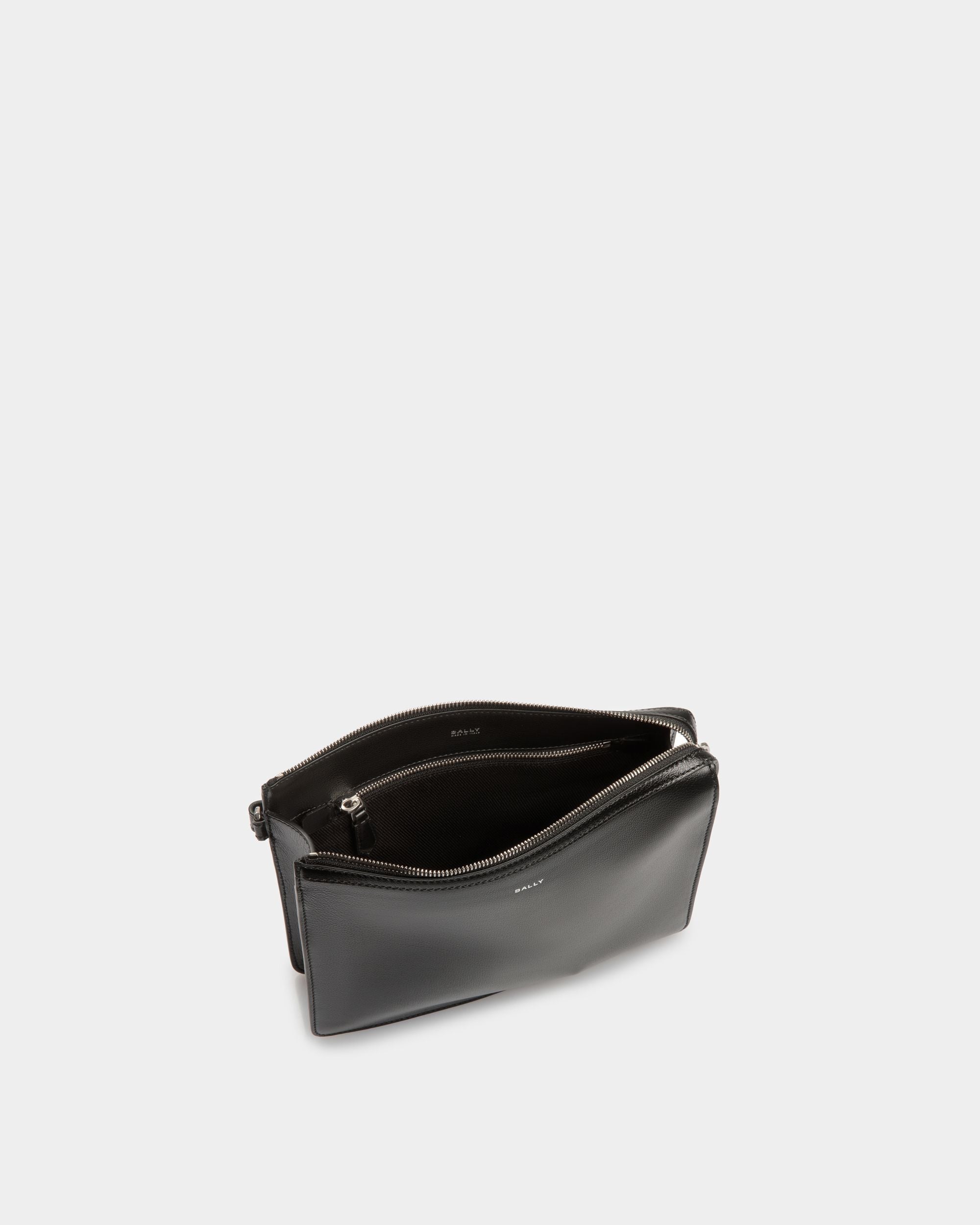 Banque Clutch In Black Leather - Men's - Bally - 04