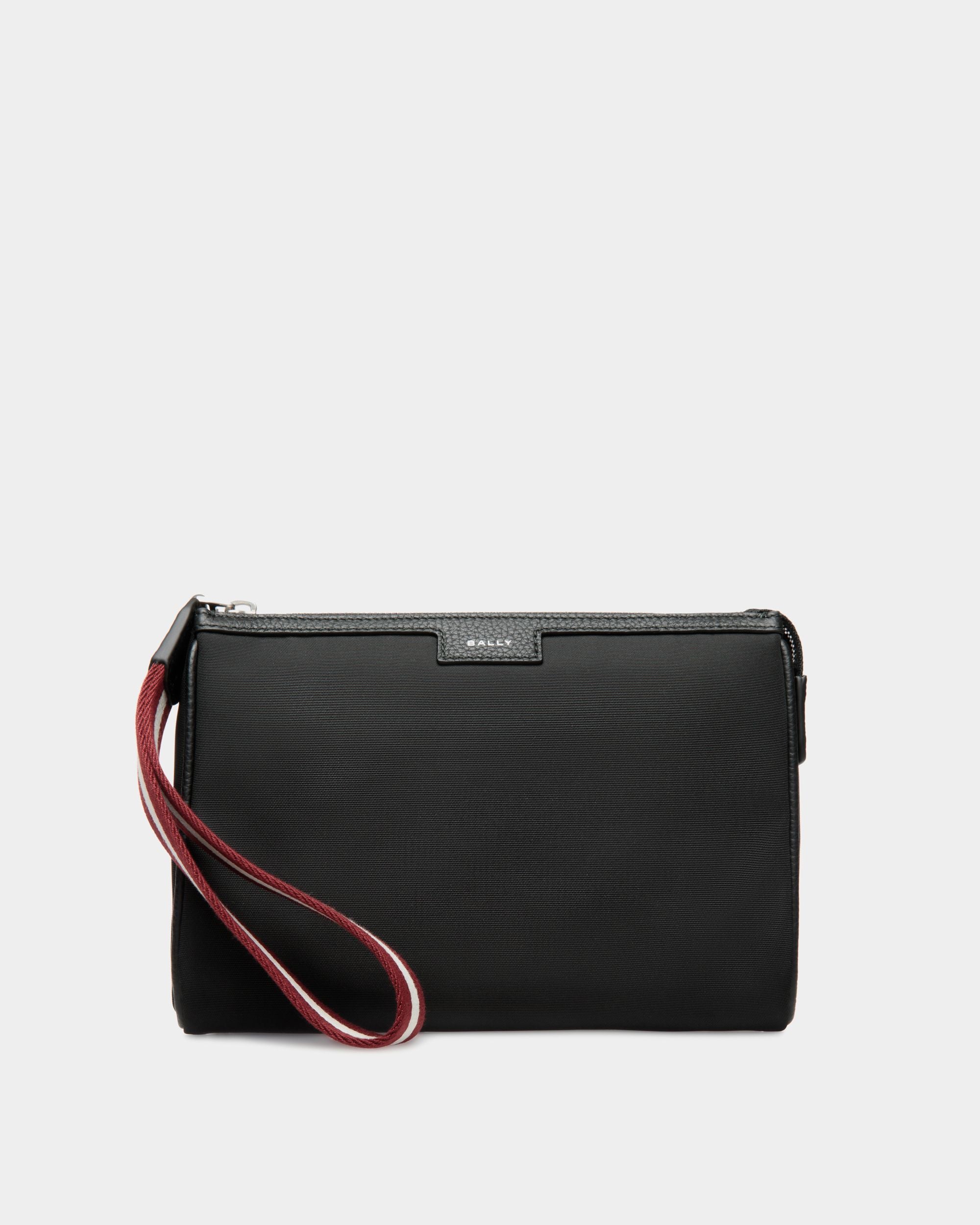 Code Pouch In Black Nylon - Men's - Bally - 01
