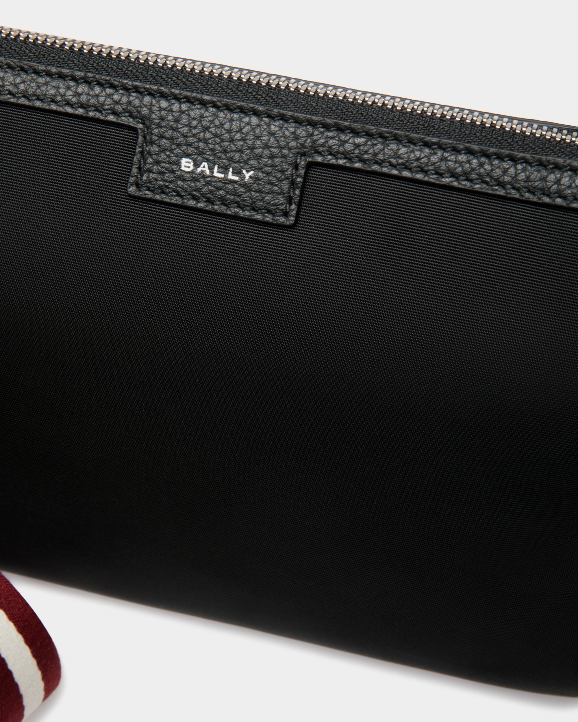 Code Pouch In Black Nylon - Men's - Bally - 04