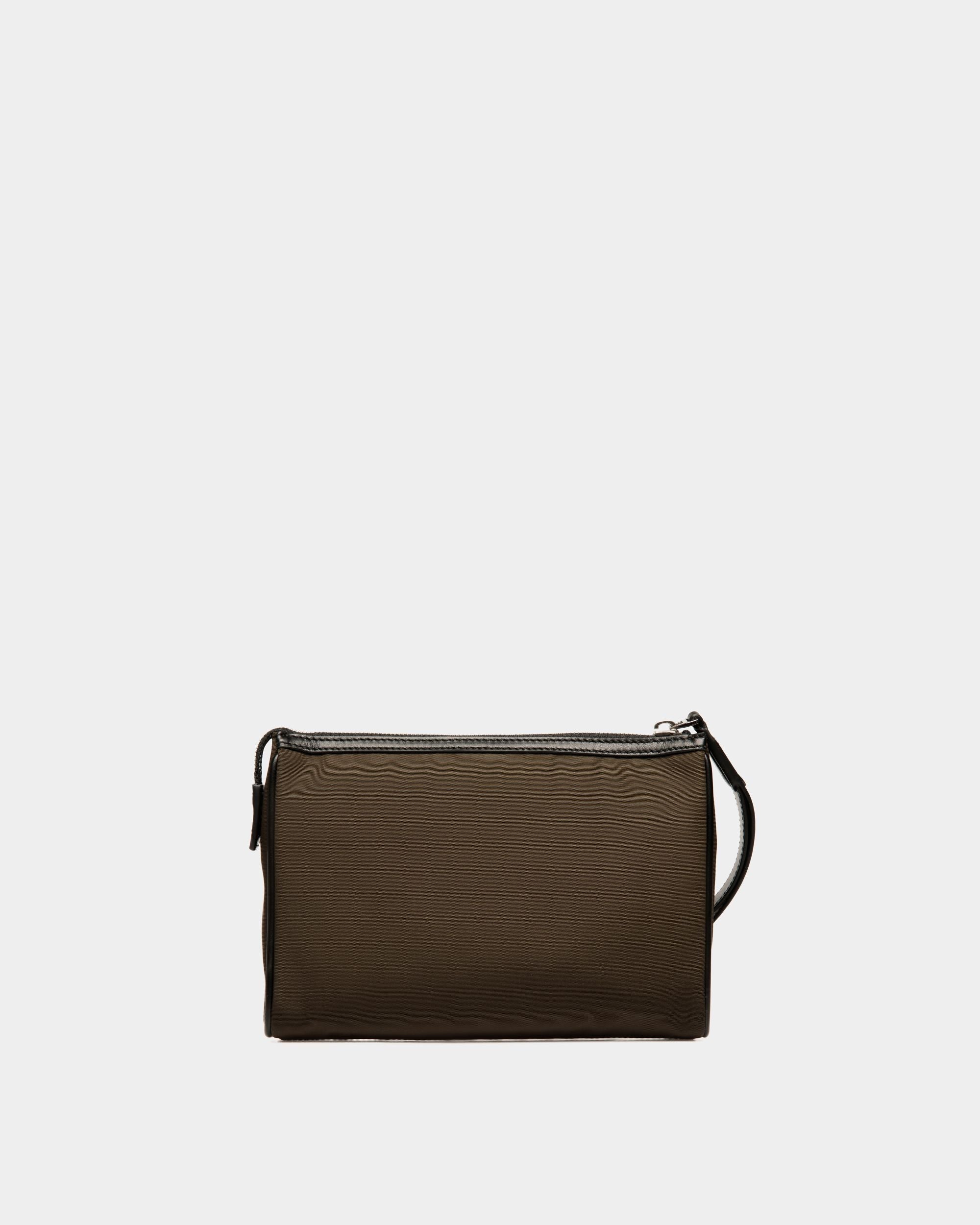 Code Pouch In Military Green Nylon - Men's - Bally - 02