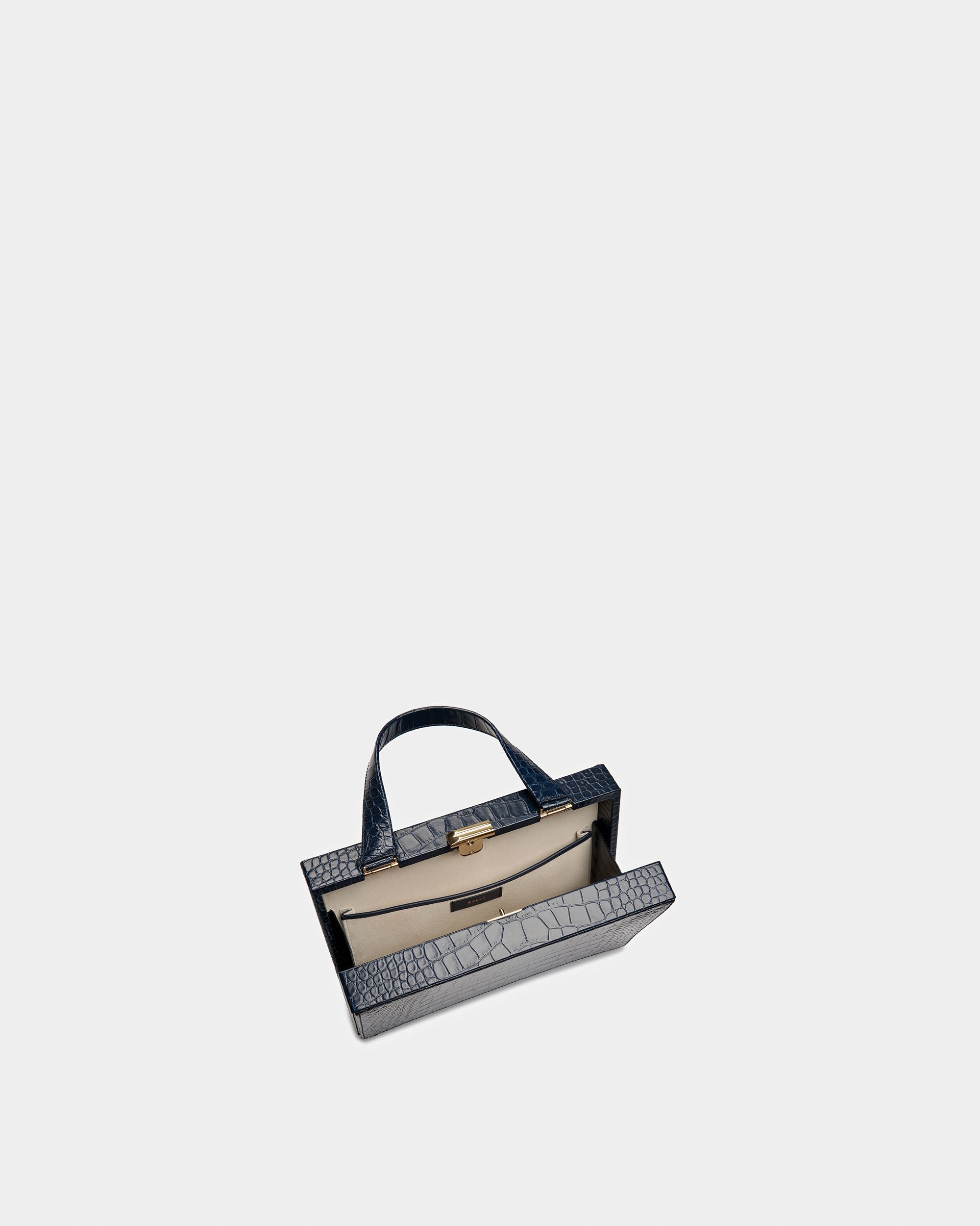 Bank Clutch In Crocodile Embossed - Men's - Bally - 05