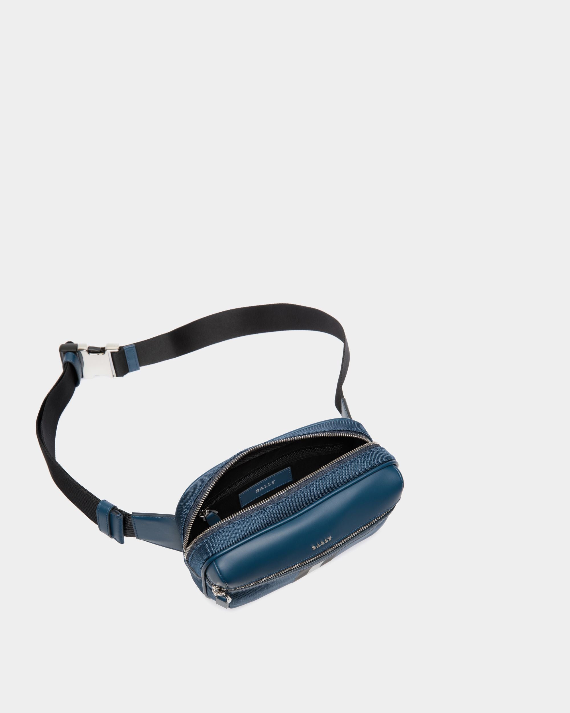 Belt Bag in Blue Fabric - Men's - Bally - 04