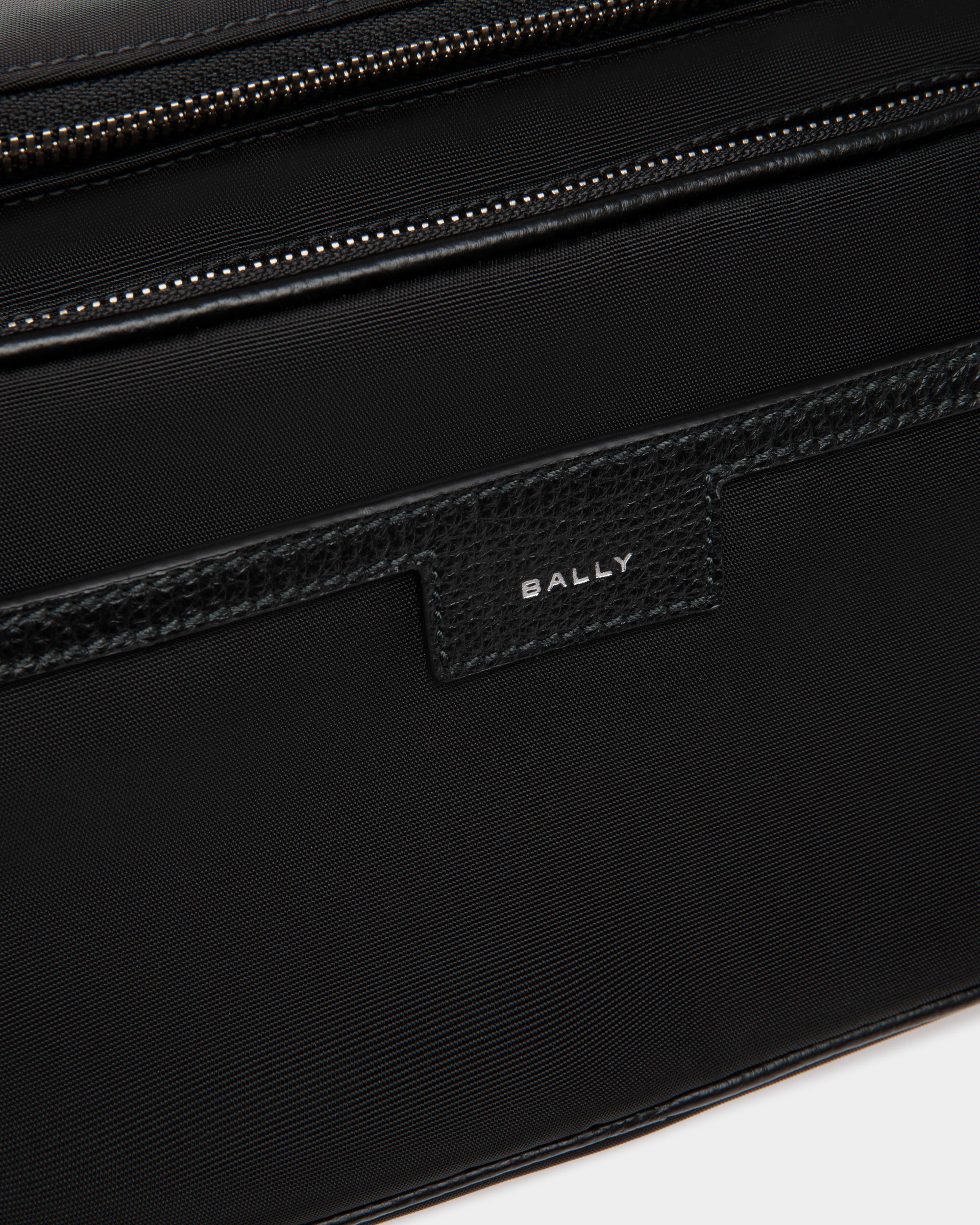 Code Belt Bag in Black Nylon - Men's - Bally - 04
