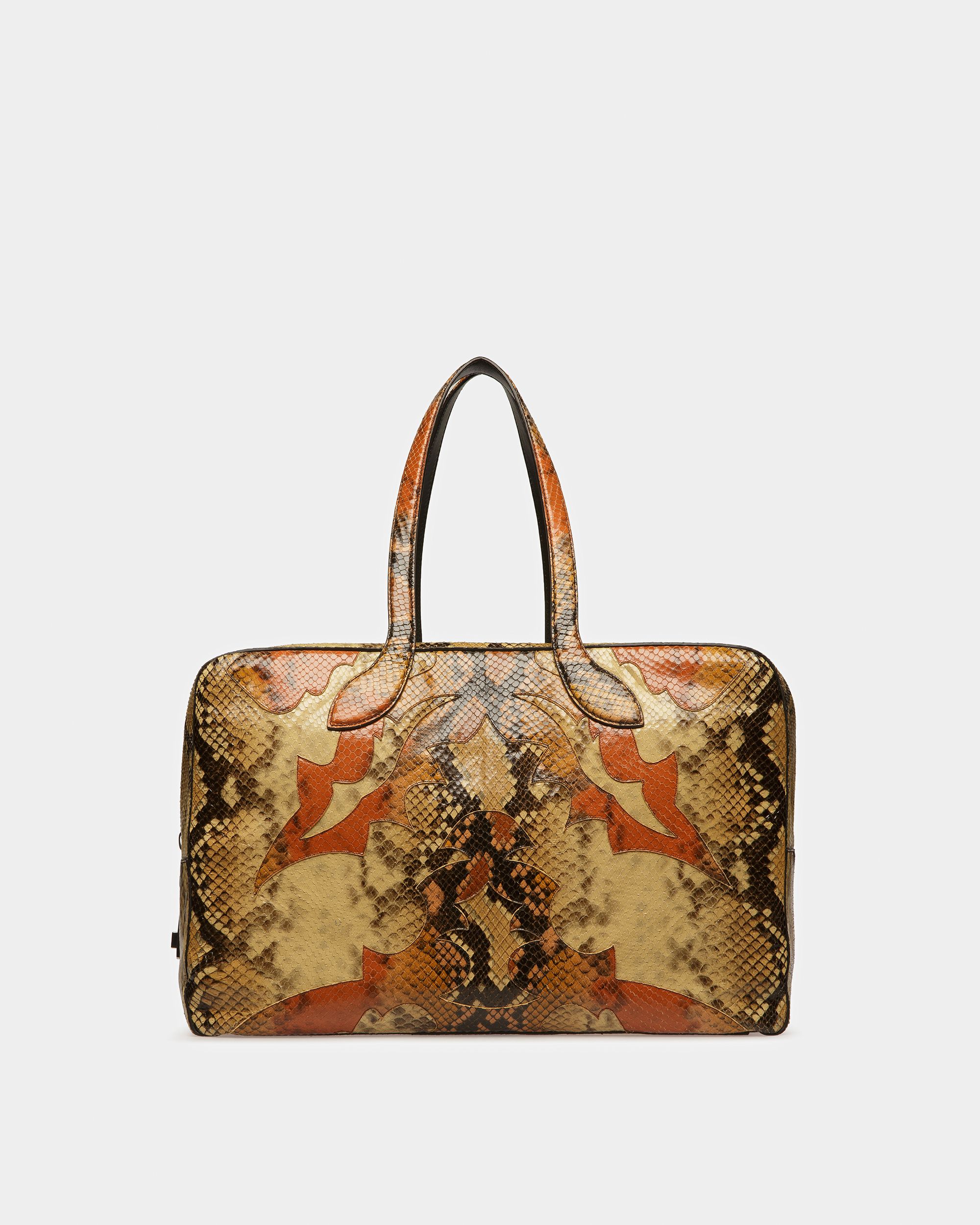 Lago Weekender Bag In Python Print - Men's - Bally - 01