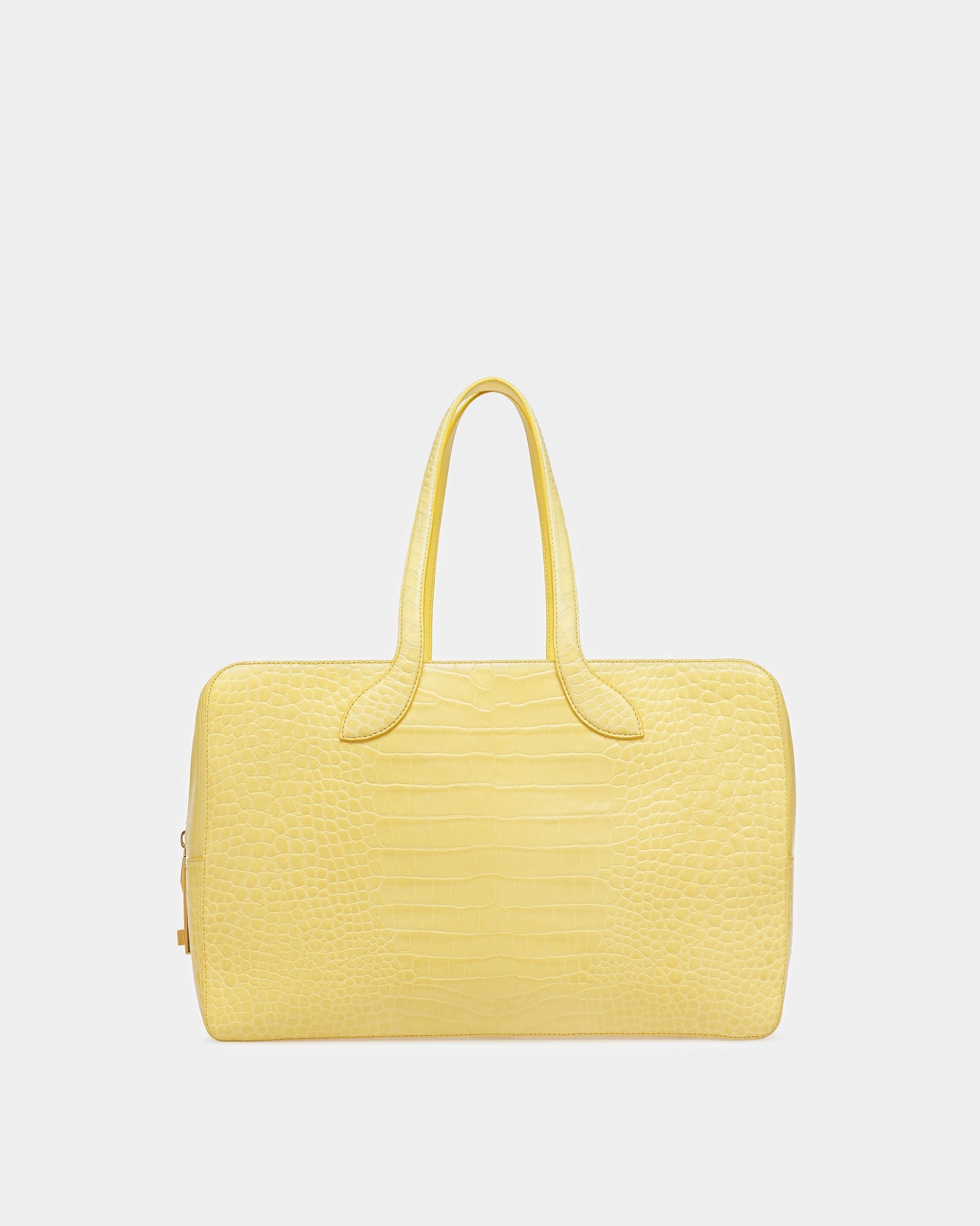 Lago Weekender Bag In Leather - Men's - Bally - 01