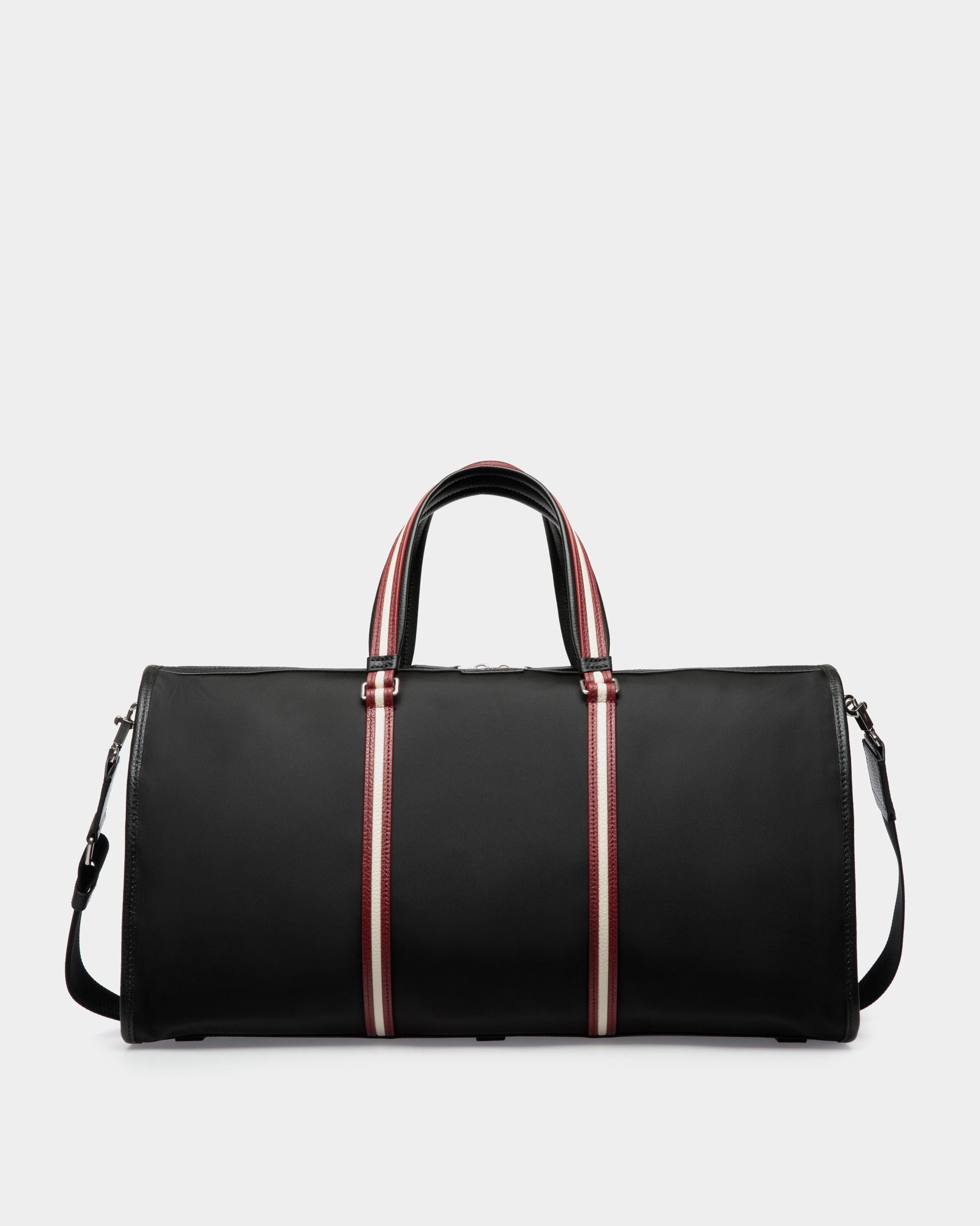 Code Weekender Bag in Black Nylon - Men's - Bally - 01