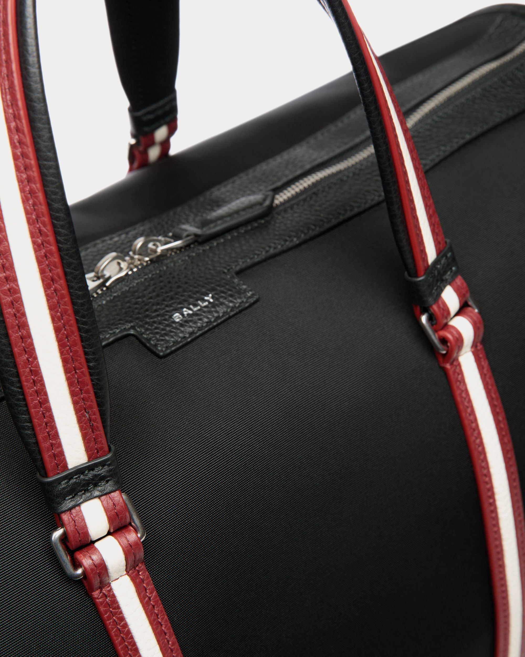 Code Weekender Bag in Black Nylon - Men's - Bally - 05