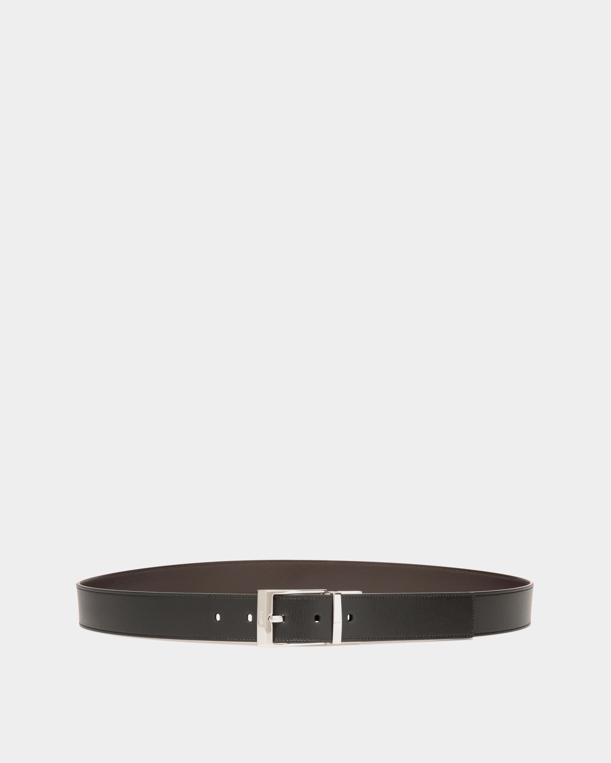 Shiffie 35mm Reversible And Adjustable Belt in Black And Brown Leather - Men's - Bally - 01