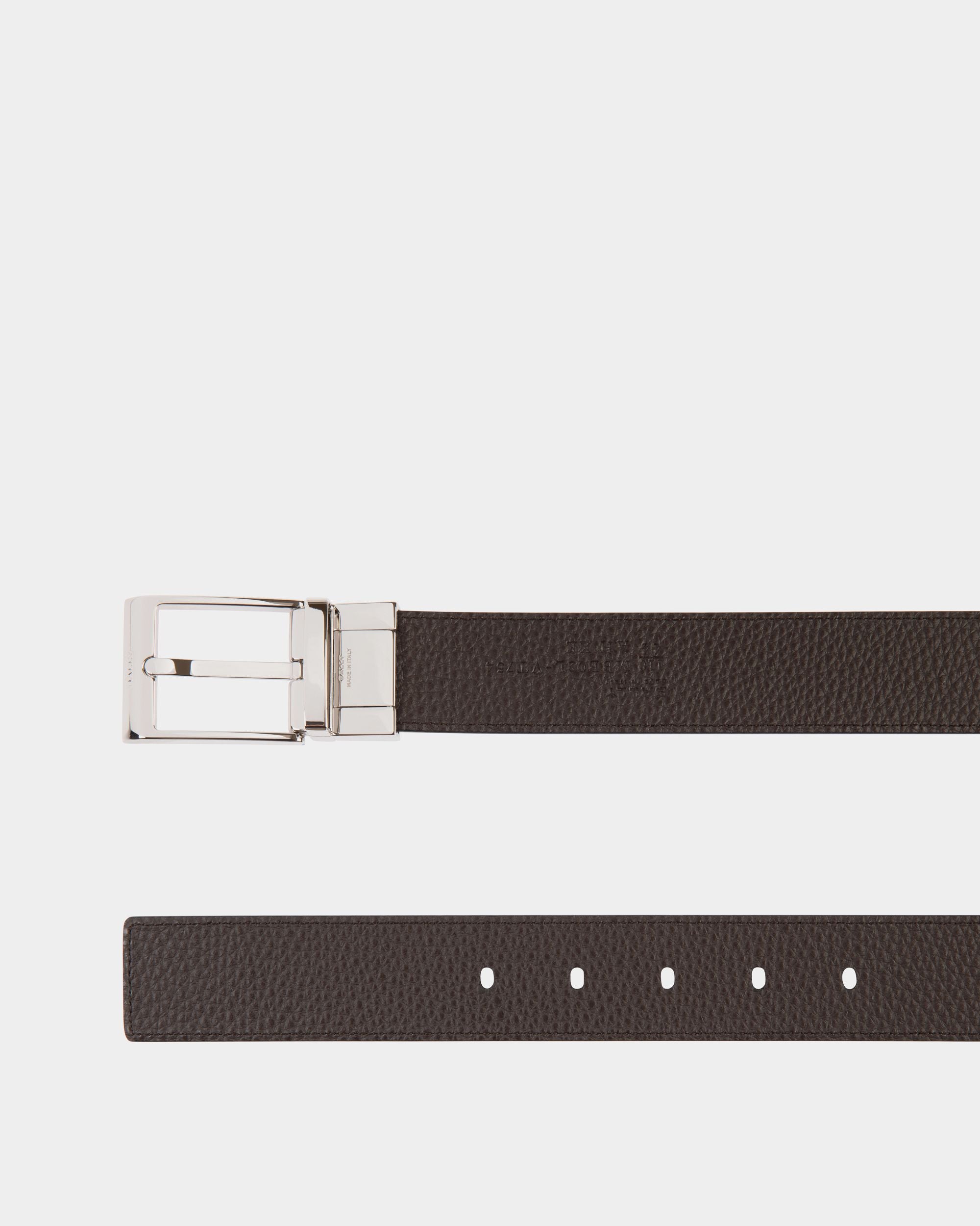 Shiffie 35mm Reversible And Adjustable Belt In Black And Brown Leather - Men's - Bally - 02