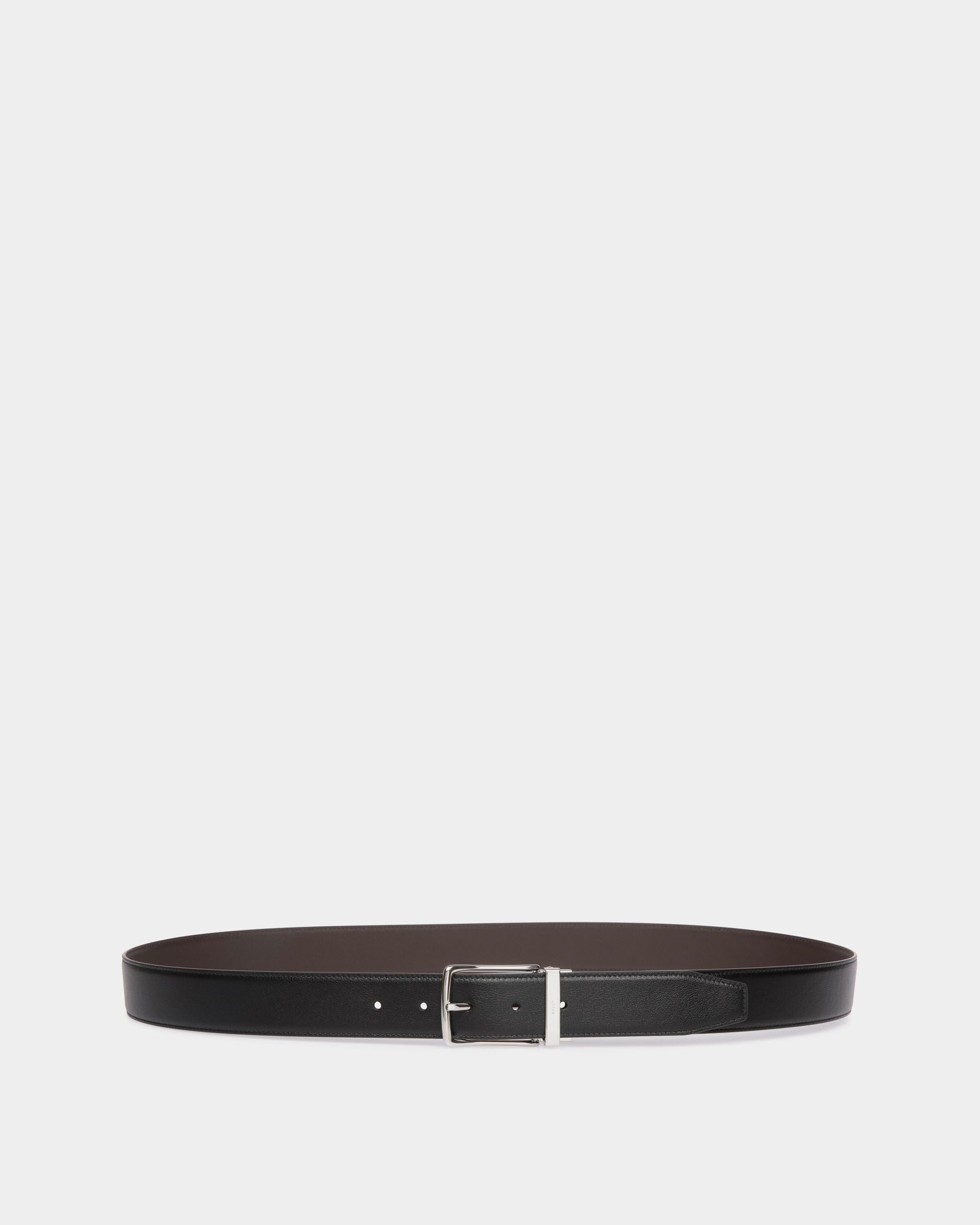 Ketter 35mm Reversible And Adjustable Belt in Black And Brown Leather - Men's - Bally - 01