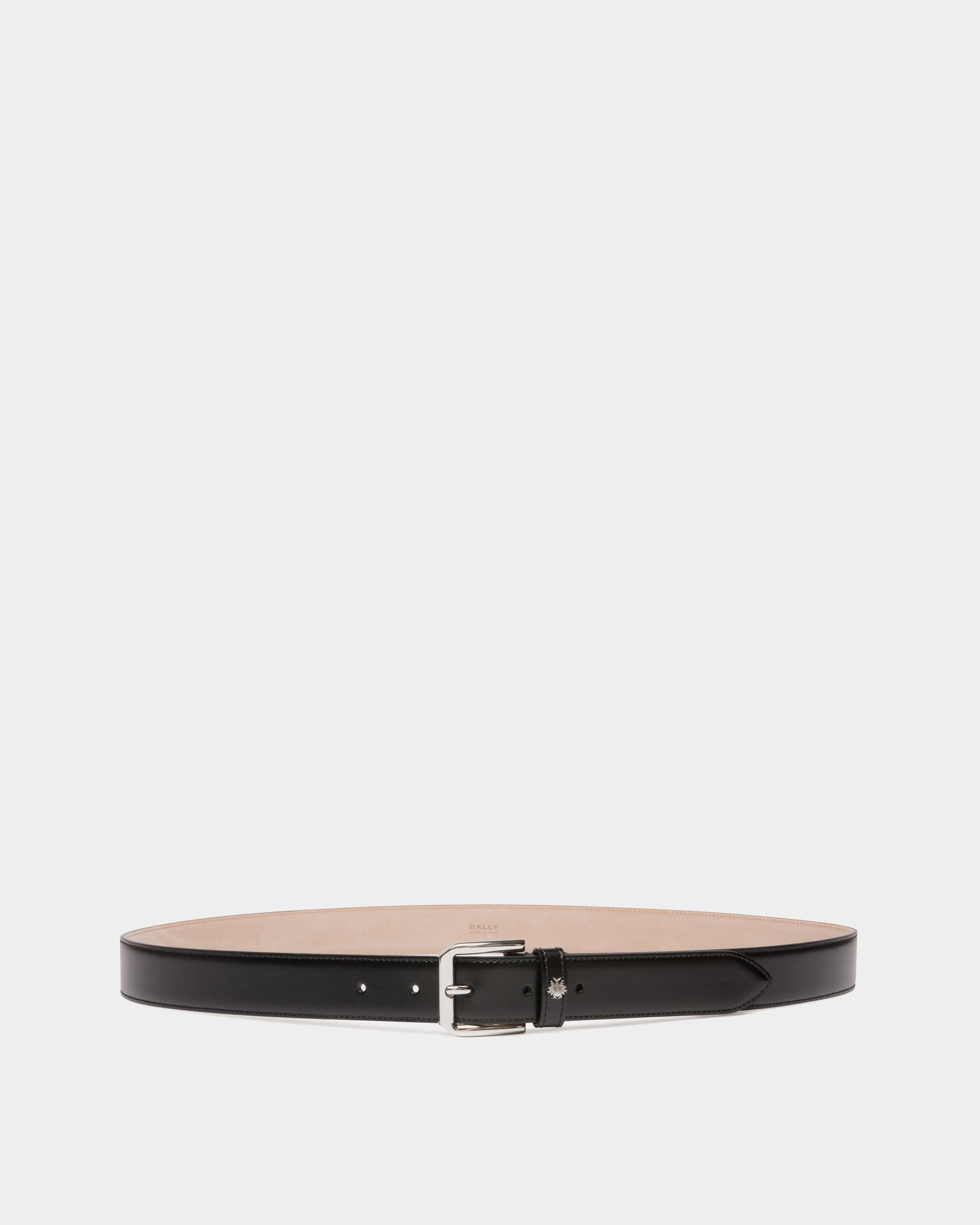 Carl 30mm Belt in Black Leather - Men's - Bally - 01