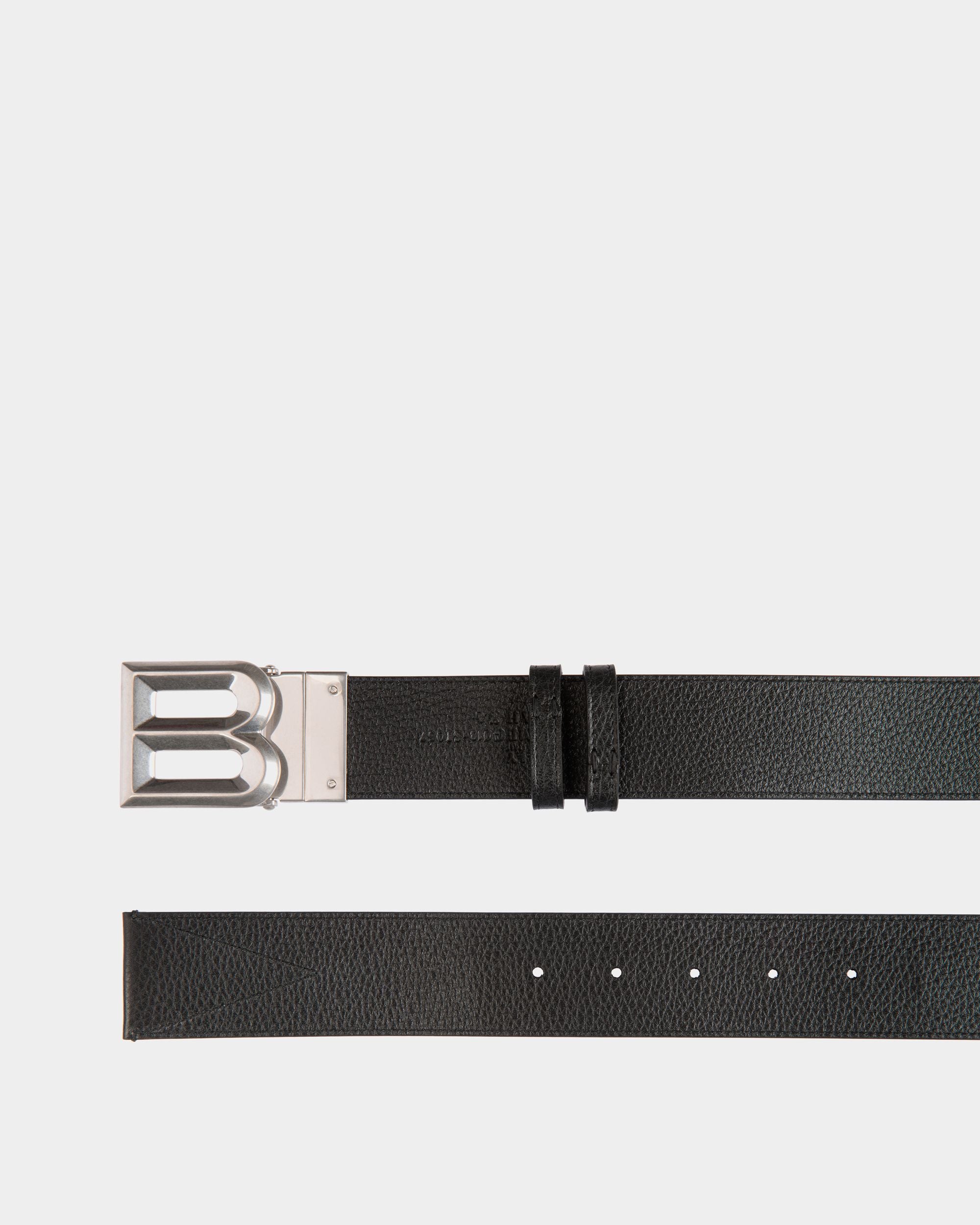 B Bold 40mm Reversible Belt in Fabric And Leather - Men's - Bally - 03