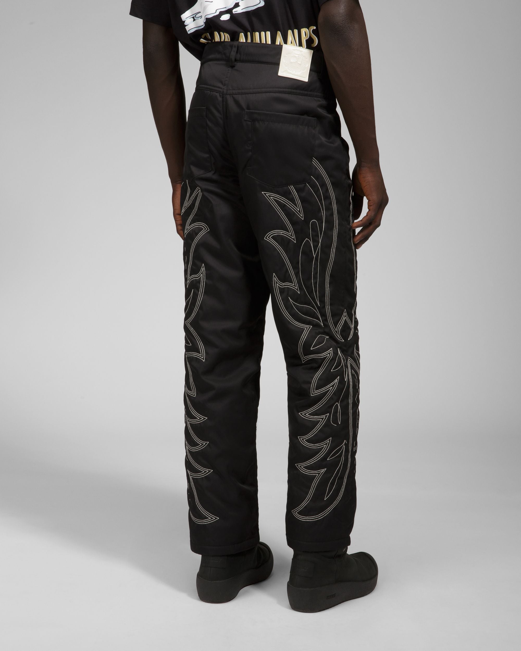 Recycled Nylon Trousers In Black - Men's - Bally - 05