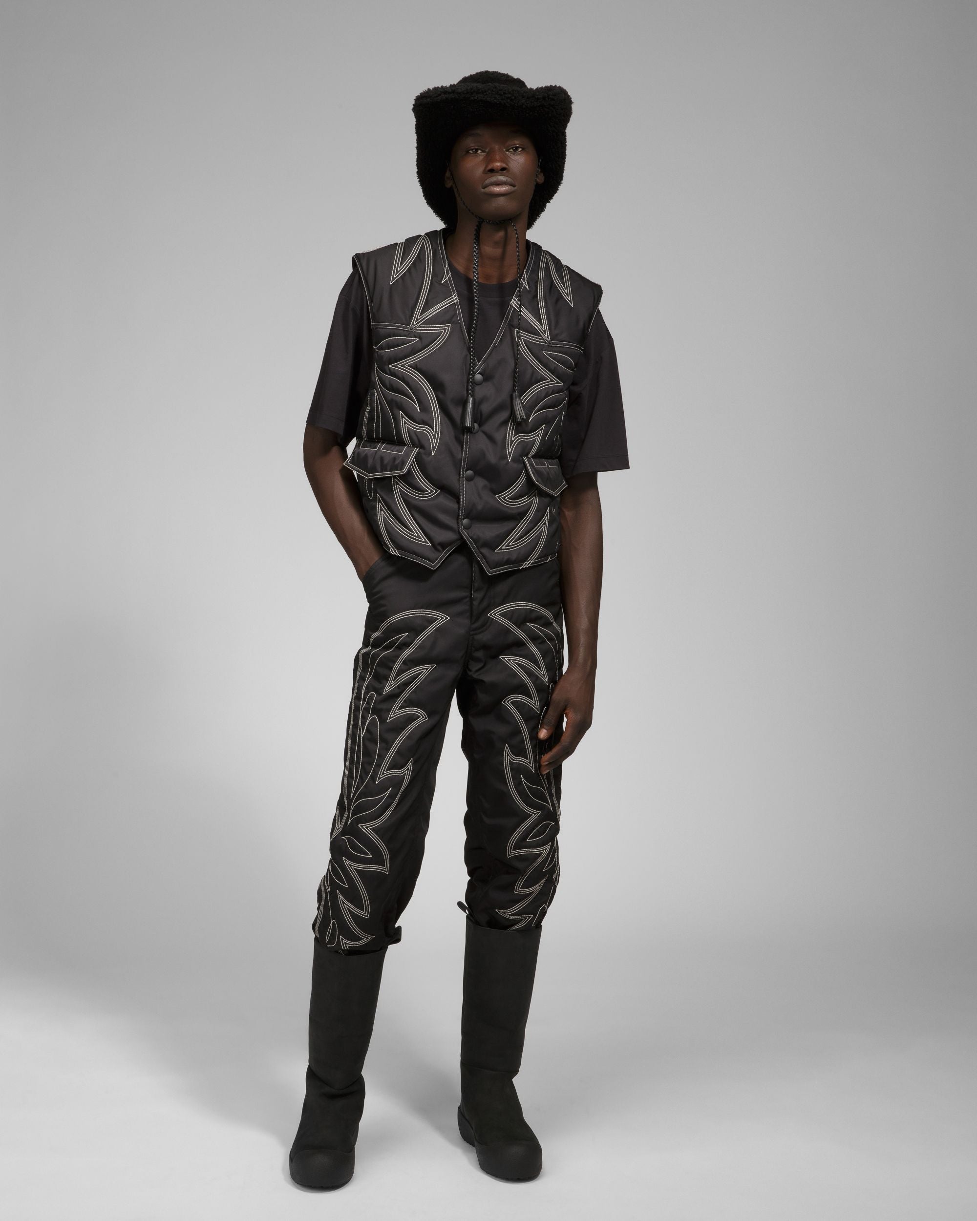 Recycled Nylon Trousers In Black - Men's - Bally - 07